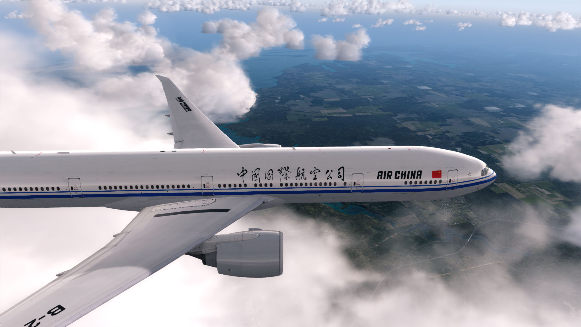 好久没来了，今天继续大家伙Air China 773-5905 