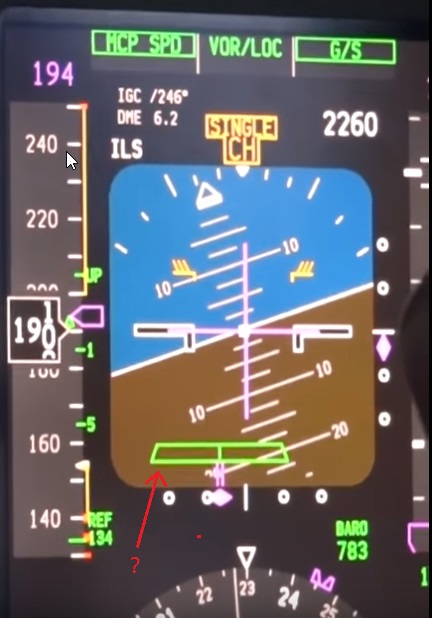 请问XP11的738降落时屏幕里的这个绿色方框叫什么怎么打开-2576 