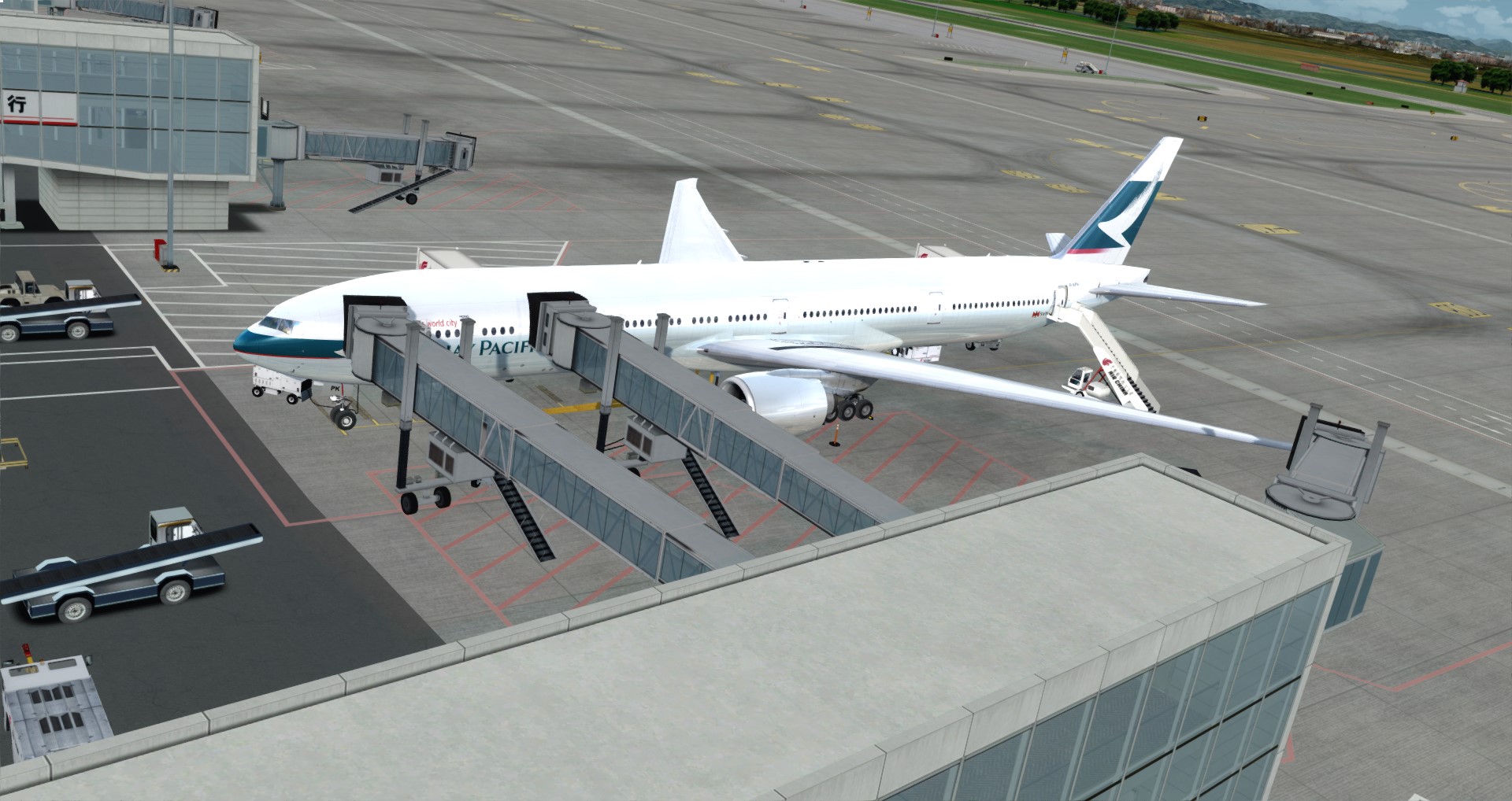 P3D V4 77W Cathay ZBAA-VHHH-4456 