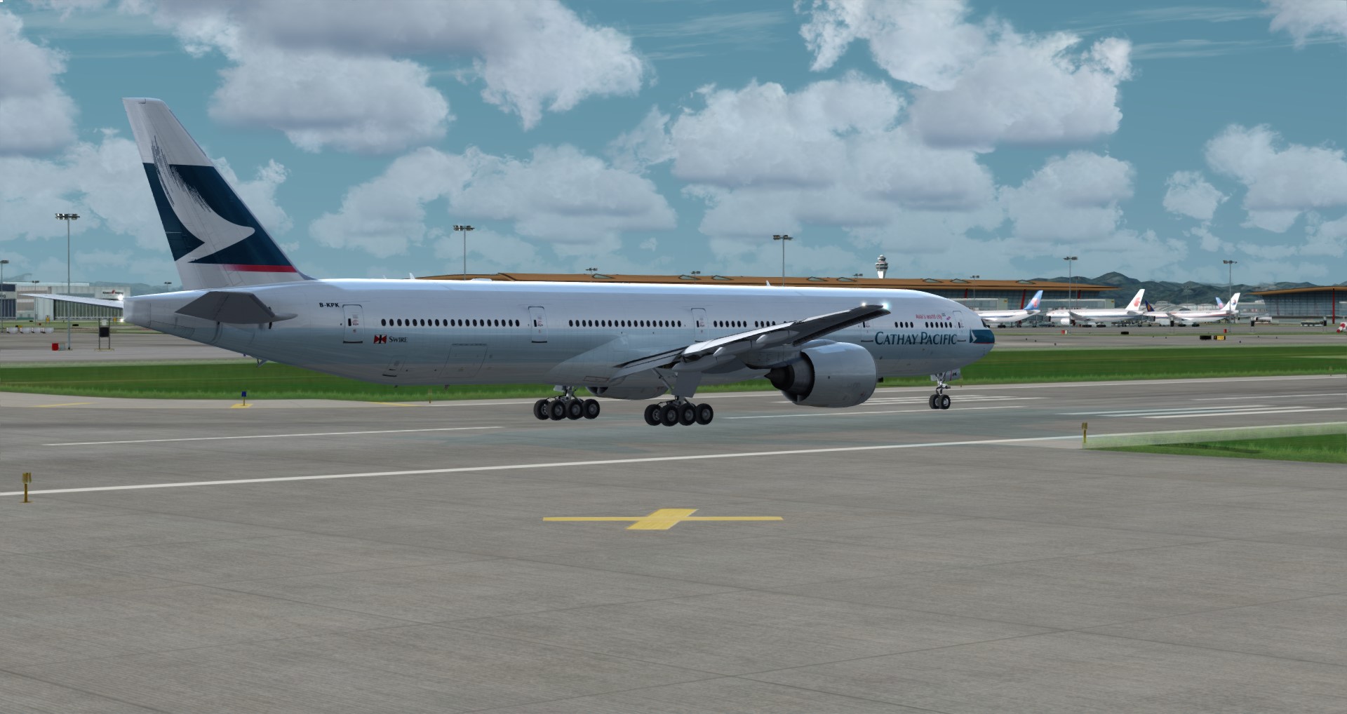 P3D V4 77W Cathay ZBAA-VHHH-5931 