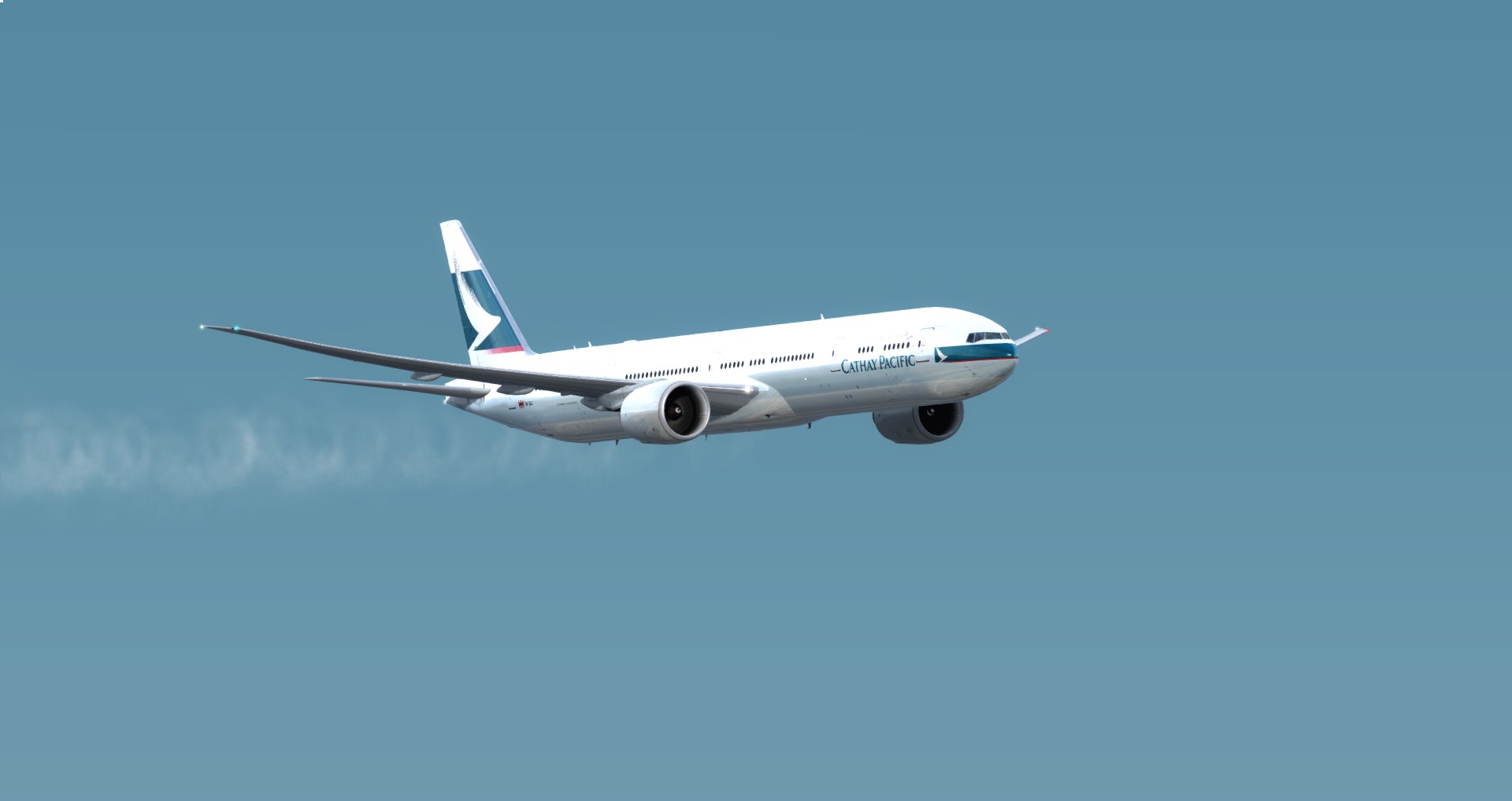 P3D V4 77W Cathay ZBAA-VHHH-6008 