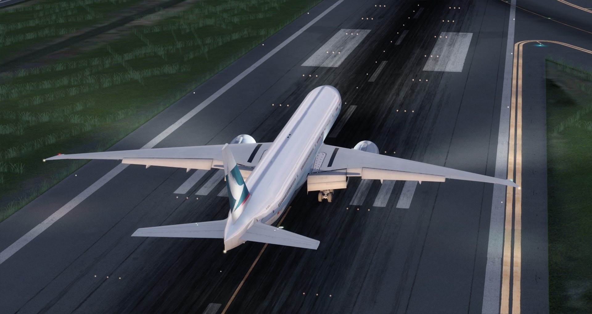 P3D V4 77W Cathay ZBAA-VHHH-4810 