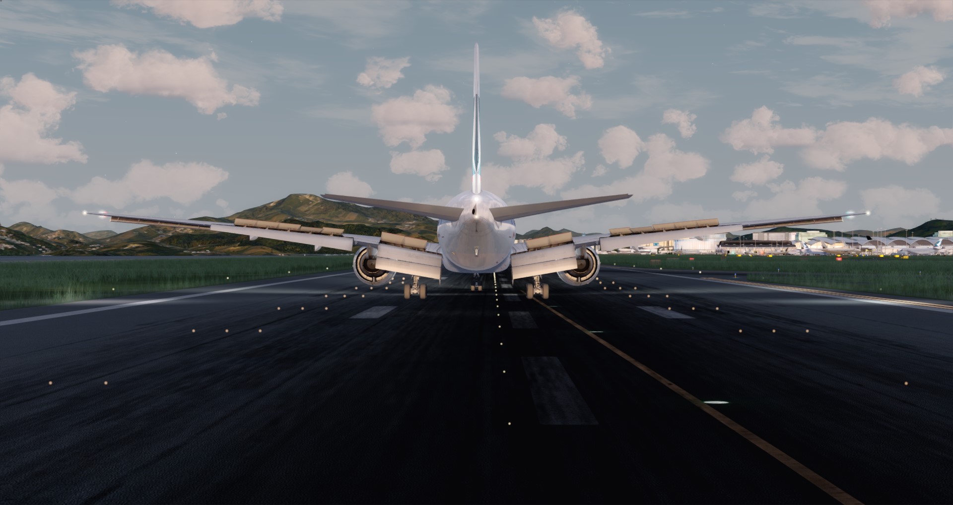 P3D V4 77W Cathay ZBAA-VHHH-3217 