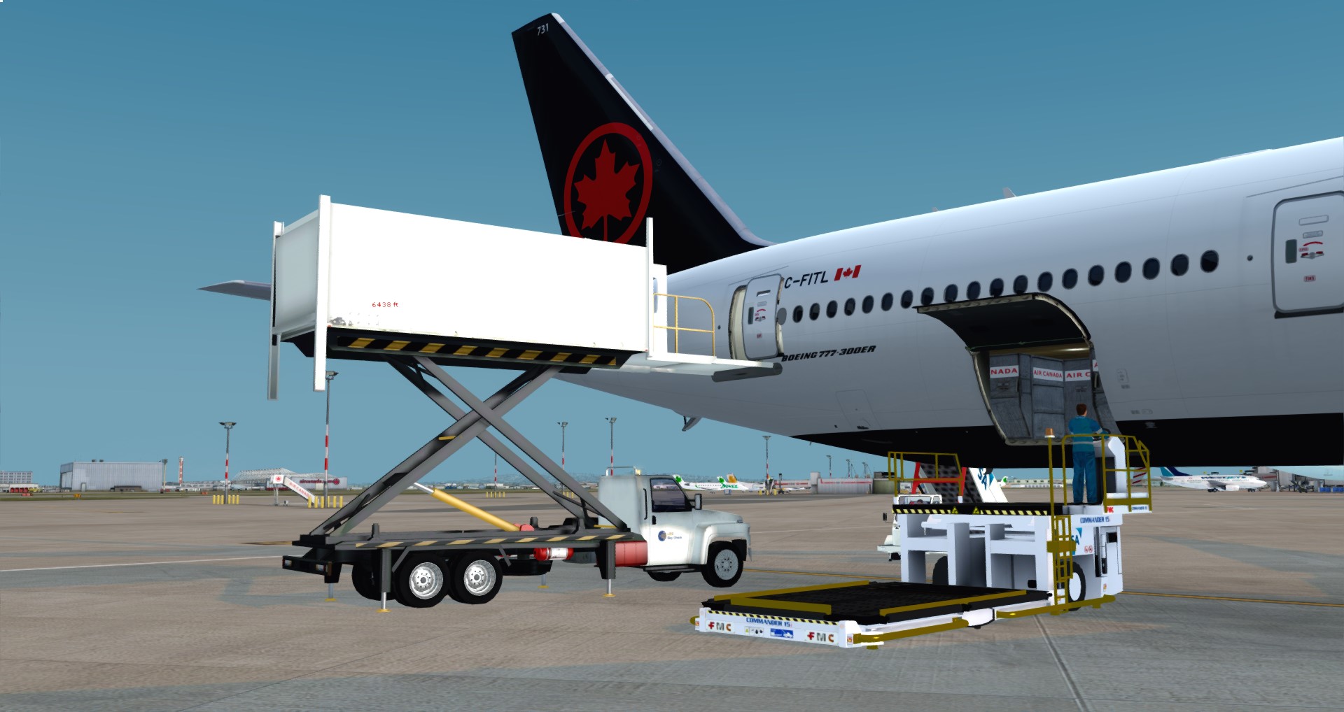 P3D V4 77W Air Canada CYUL-KMIA-6664 