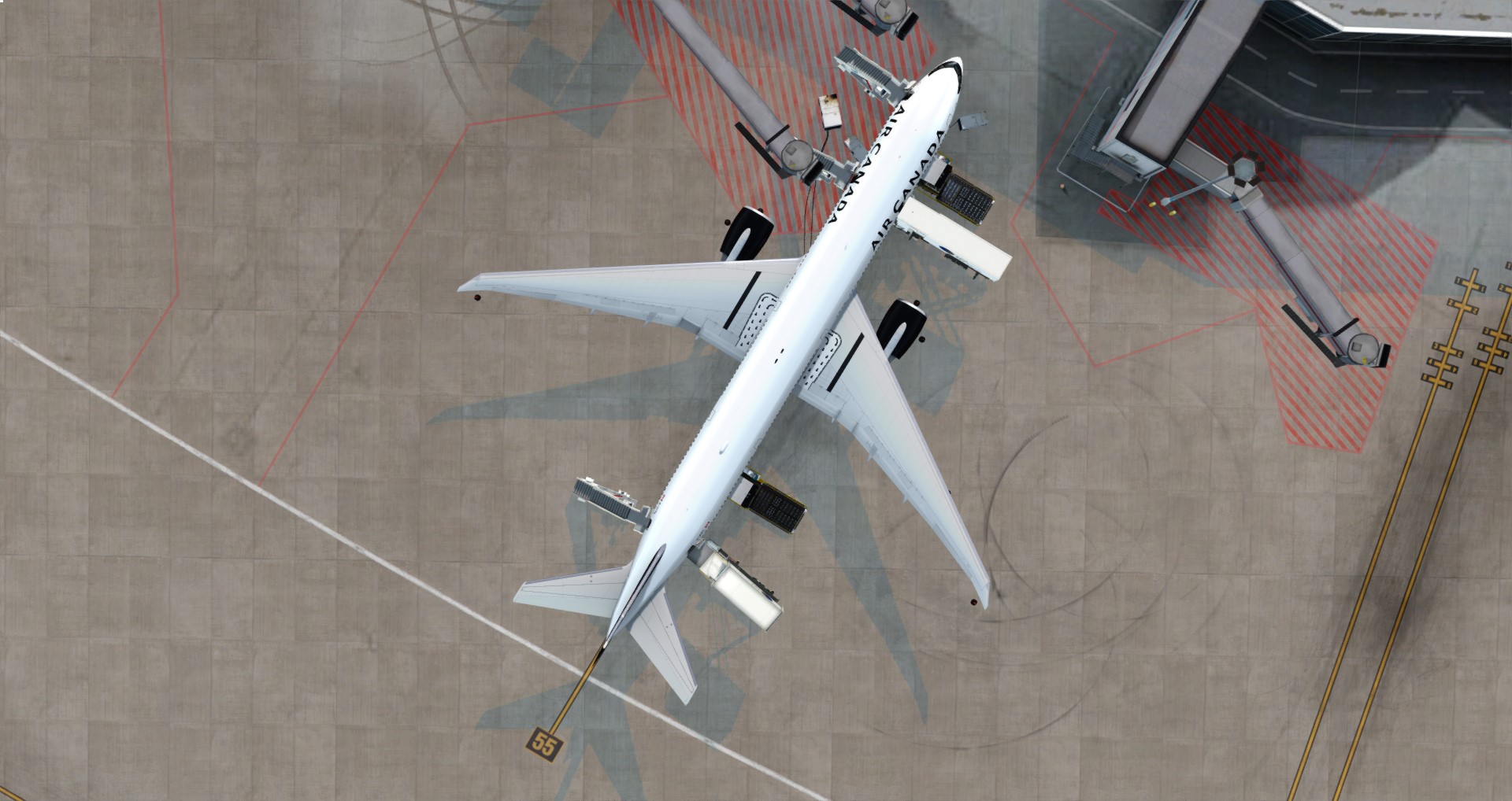 P3D V4 77W Air Canada CYUL-KMIA-9119 