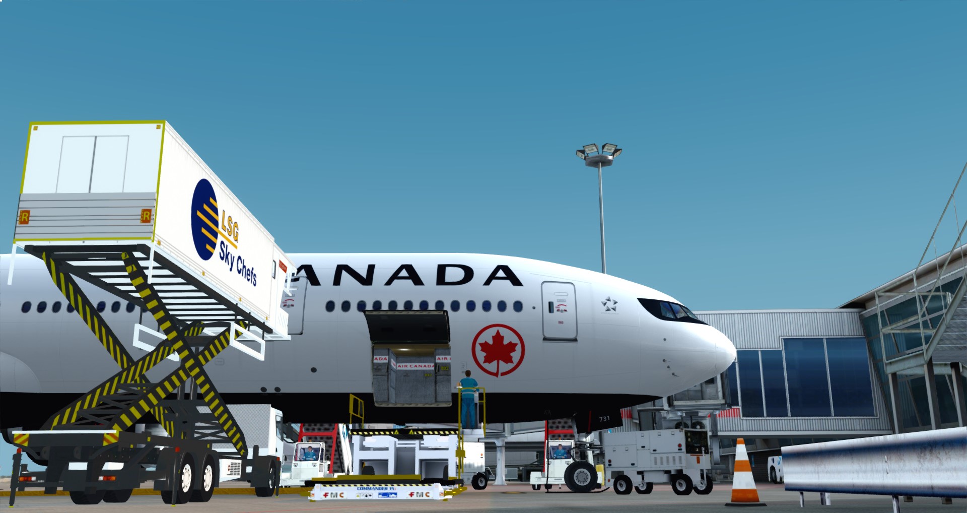 P3D V4 77W Air Canada CYUL-KMIA-2415 