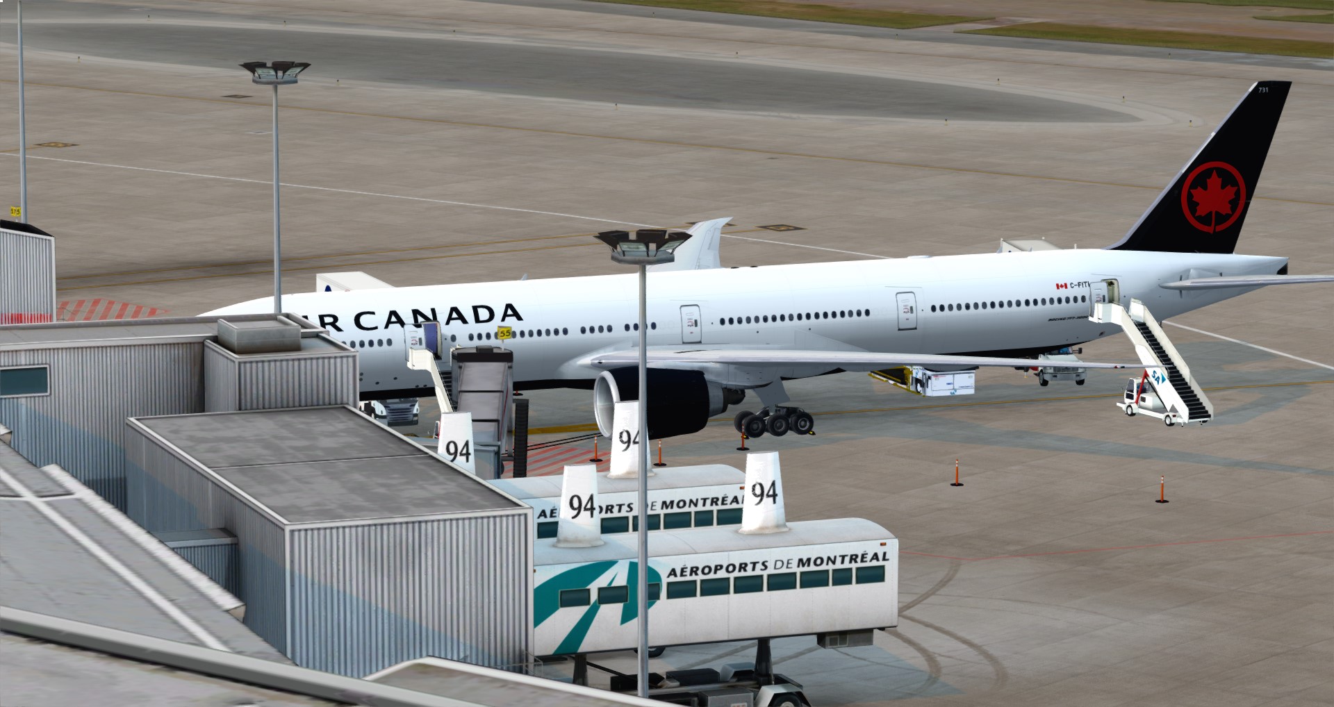 P3D V4 77W Air Canada CYUL-KMIA-6729 