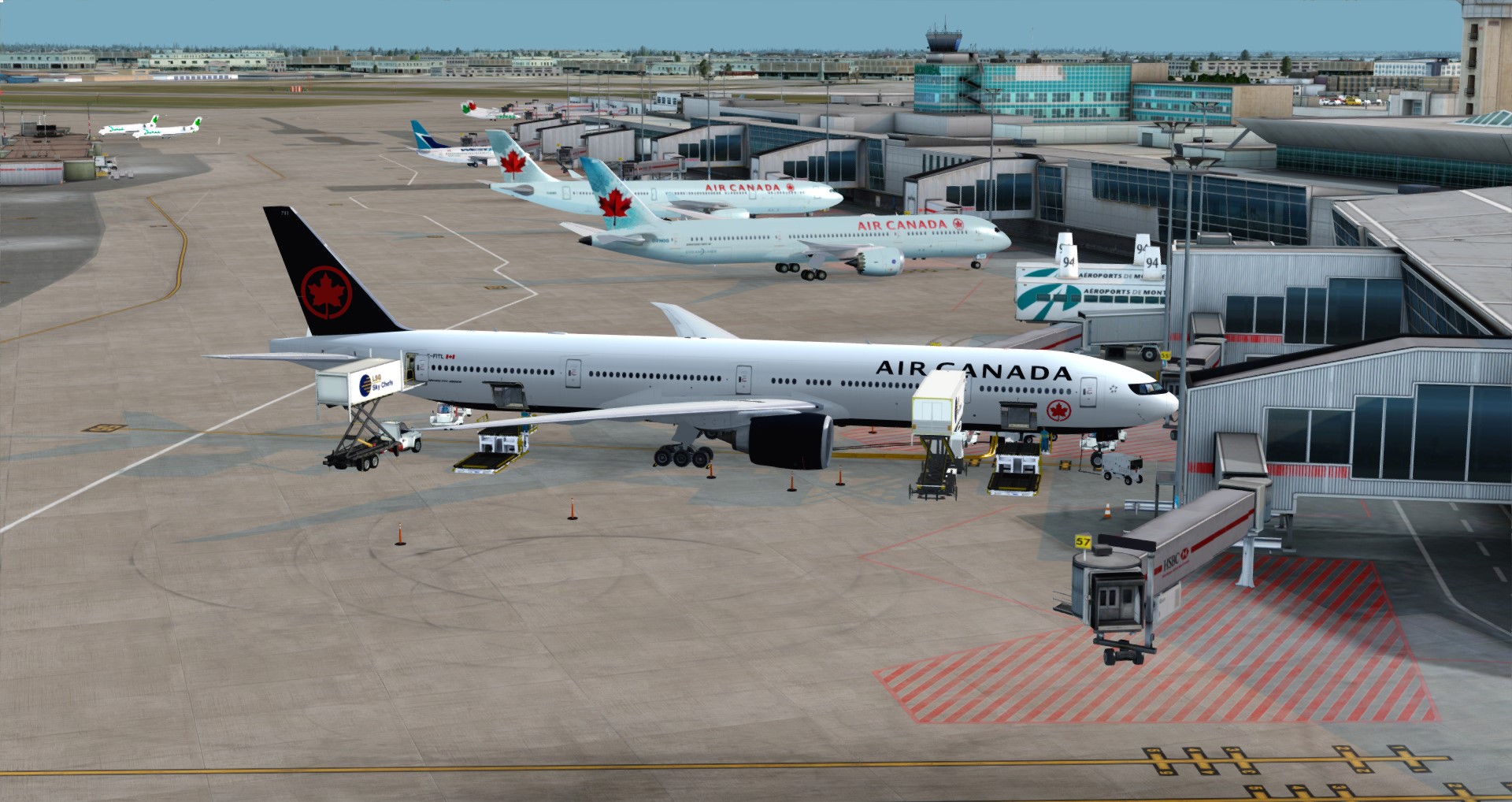 P3D V4 77W Air Canada CYUL-KMIA-779 