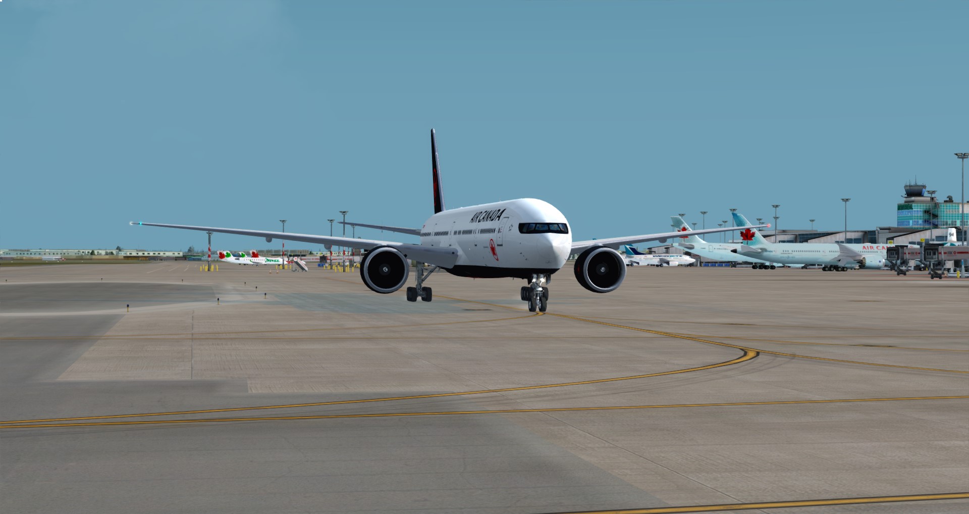 P3D V4 77W Air Canada CYUL-KMIA-1459 