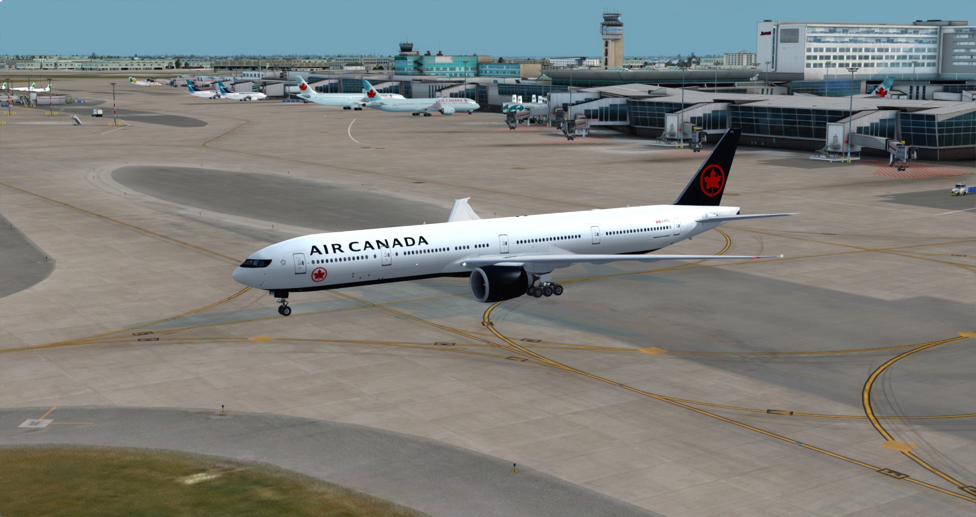 P3D V4 77W Air Canada CYUL-KMIA-257 