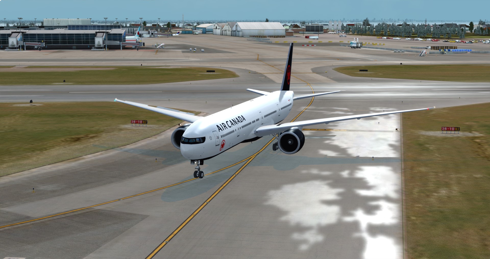 P3D V4 77W Air Canada CYUL-KMIA-931 