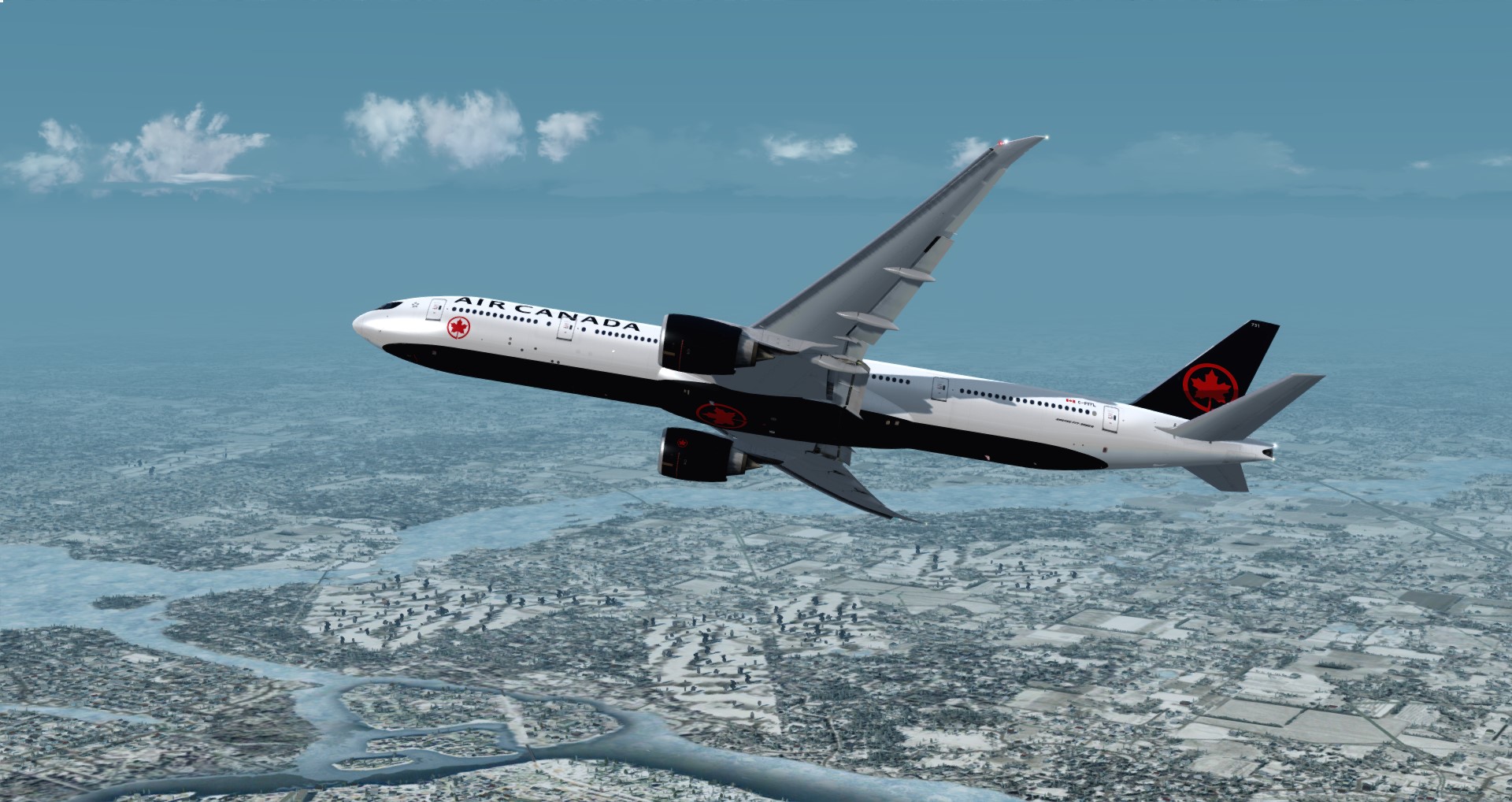 P3D V4 77W Air Canada CYUL-KMIA-1721 