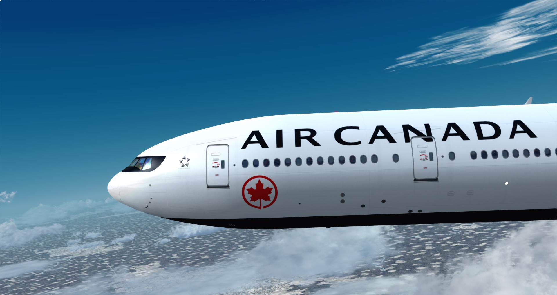 P3D V4 77W Air Canada CYUL-KMIA-2880 