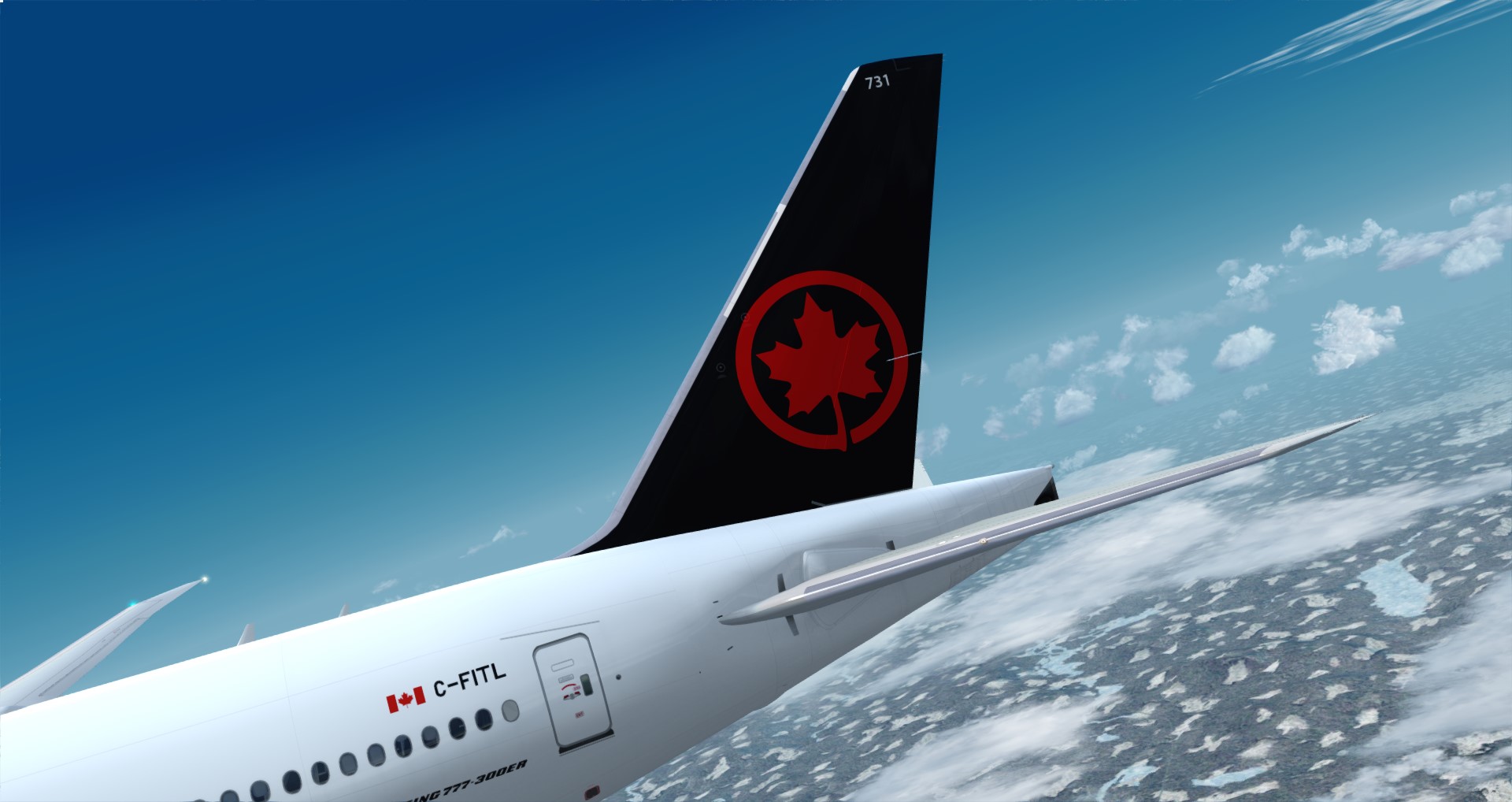 P3D V4 77W Air Canada CYUL-KMIA-7046 