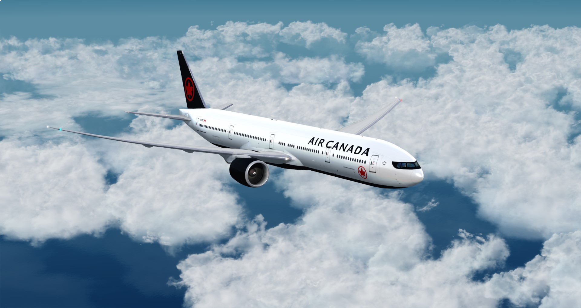 P3D V4 77W Air Canada CYUL-KMIA-1257 