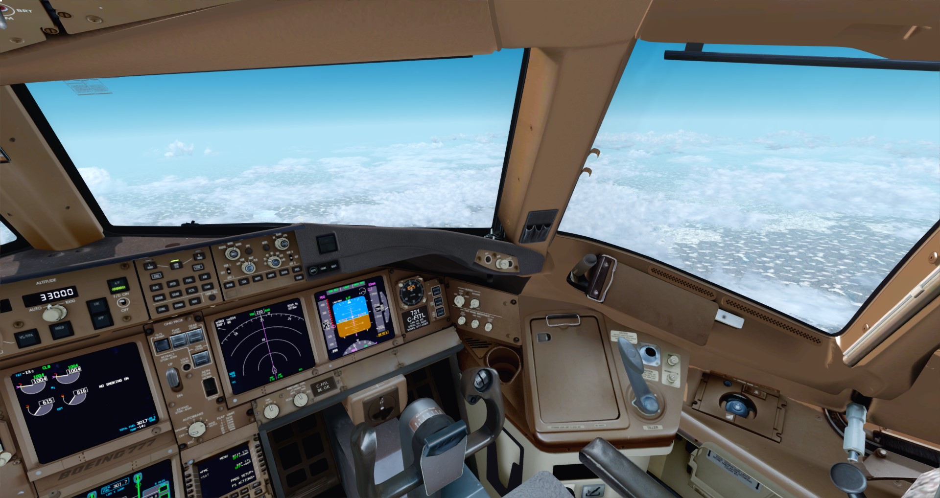 P3D V4 77W Air Canada CYUL-KMIA-7630 