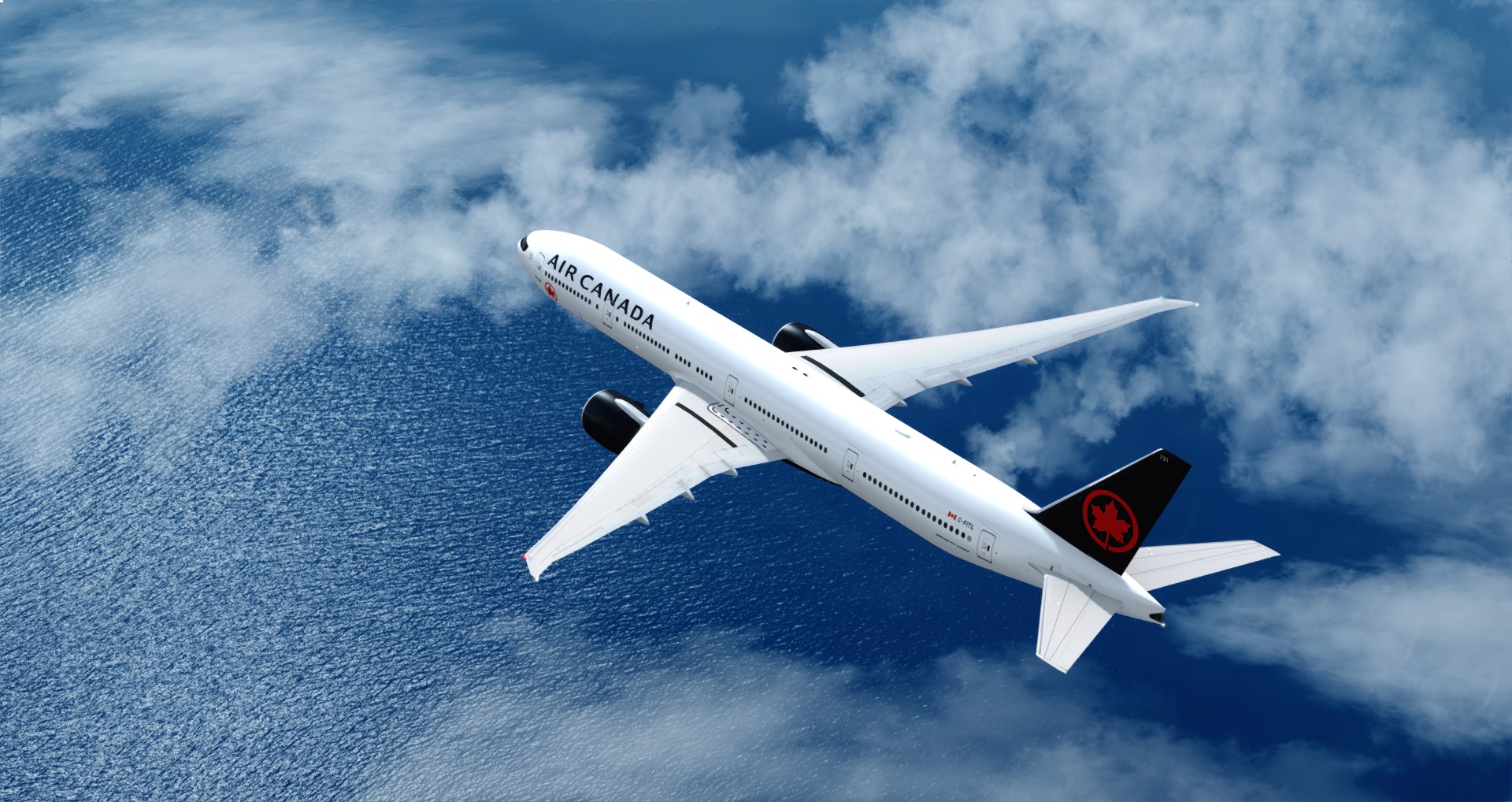 P3D V4 77W Air Canada CYUL-KMIA-2662 