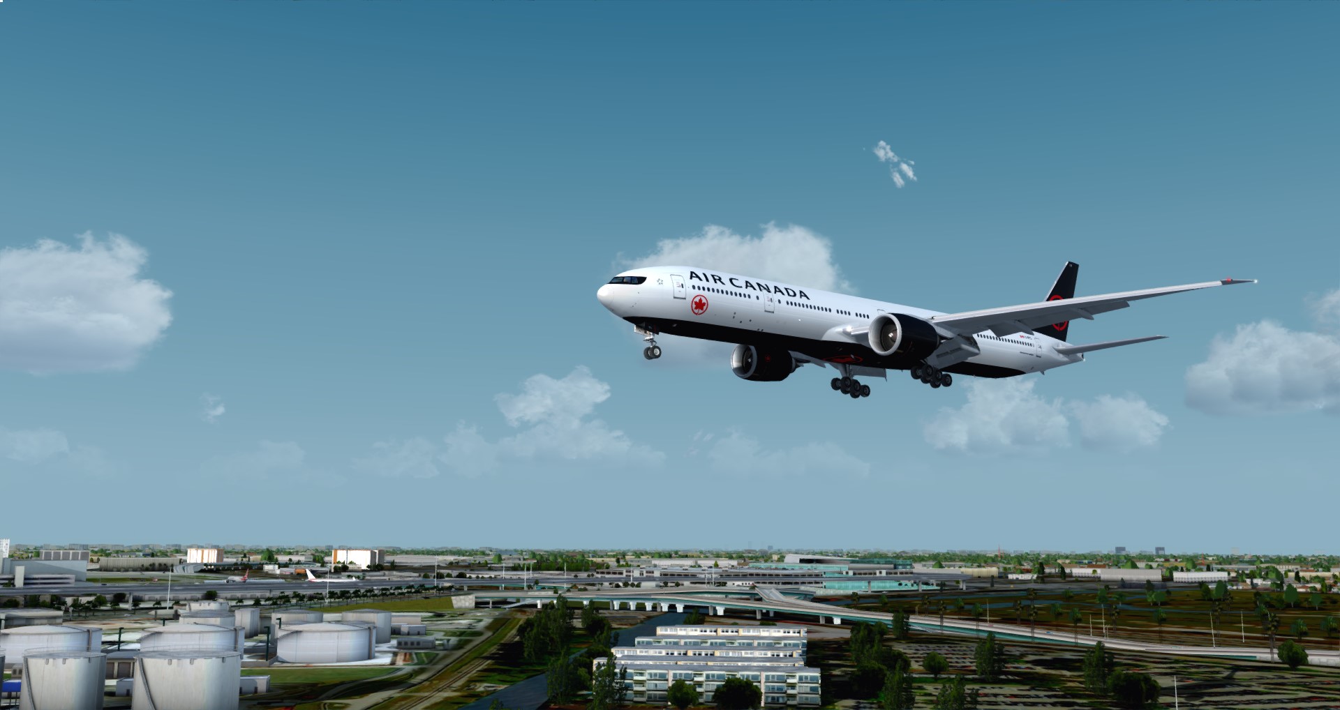 P3D V4 77W Air Canada CYUL-KMIA-3651 