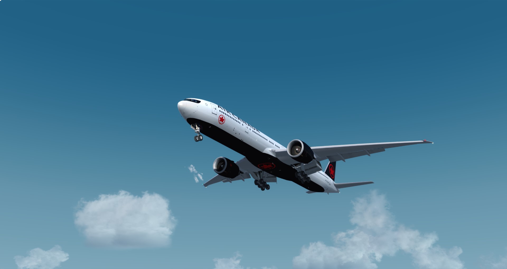 P3D V4 77W Air Canada CYUL-KMIA-5459 