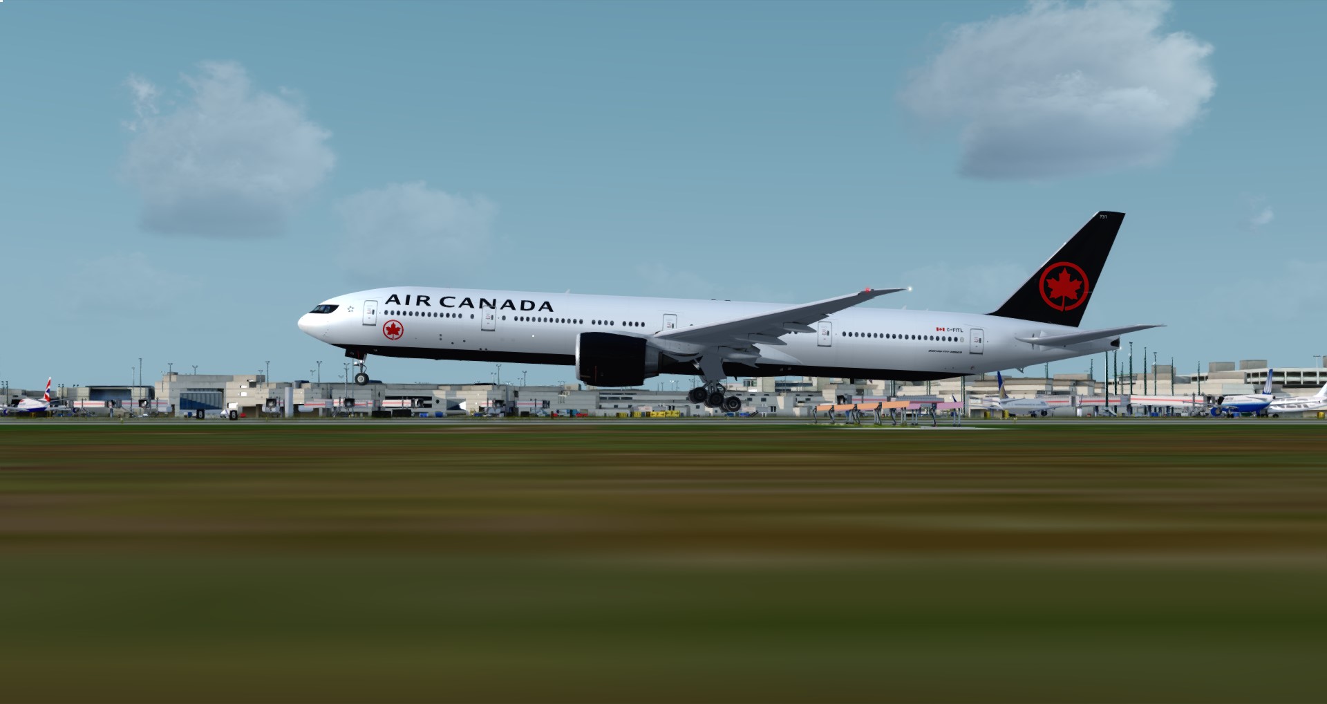 P3D V4 77W Air Canada CYUL-KMIA-372 