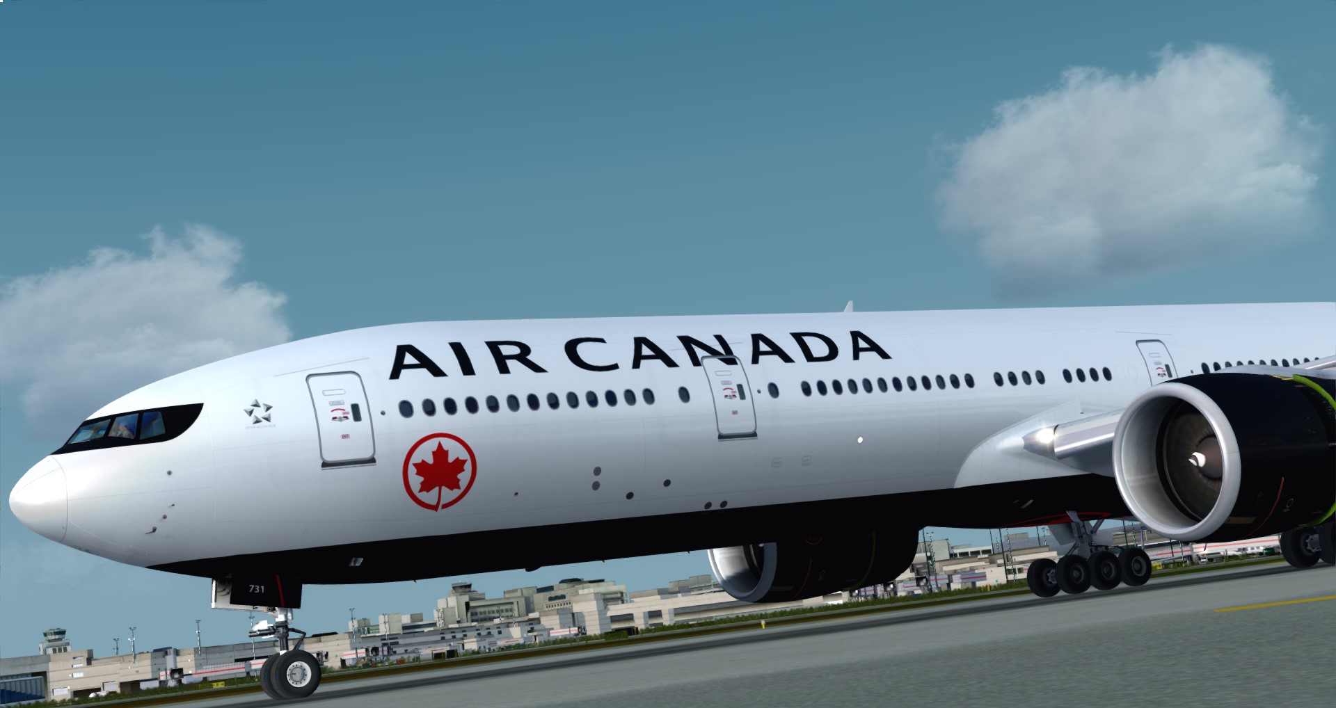 P3D V4 77W Air Canada CYUL-KMIA-6878 