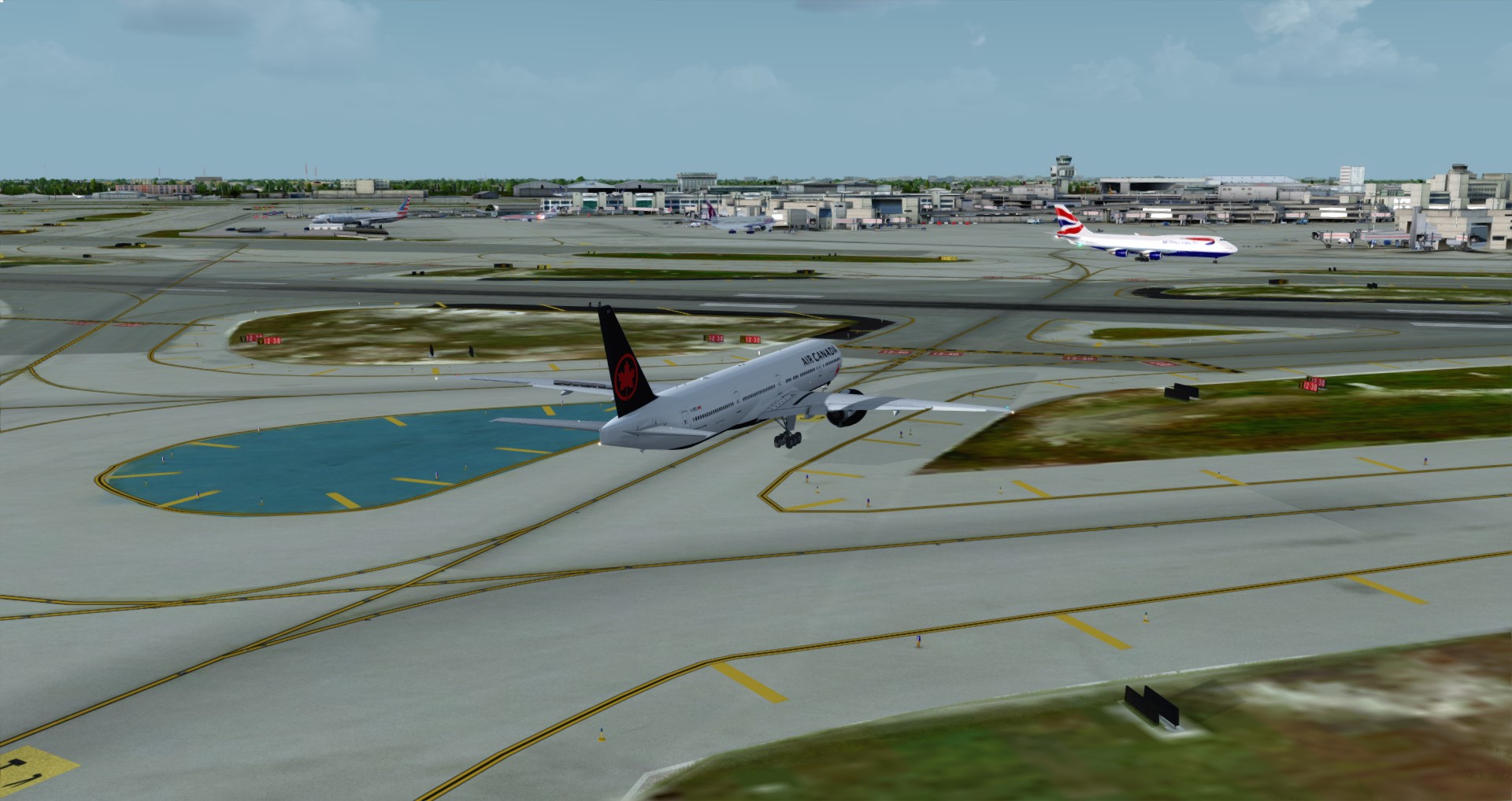 P3D V4 77W Air Canada CYUL-KMIA-8003 