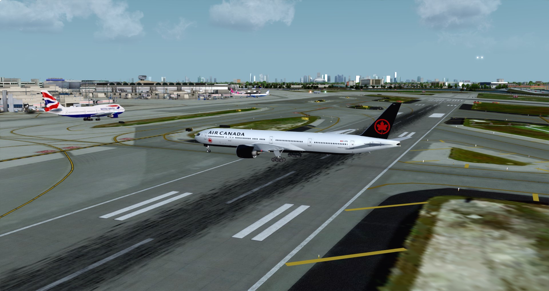 P3D V4 77W Air Canada CYUL-KMIA-7732 