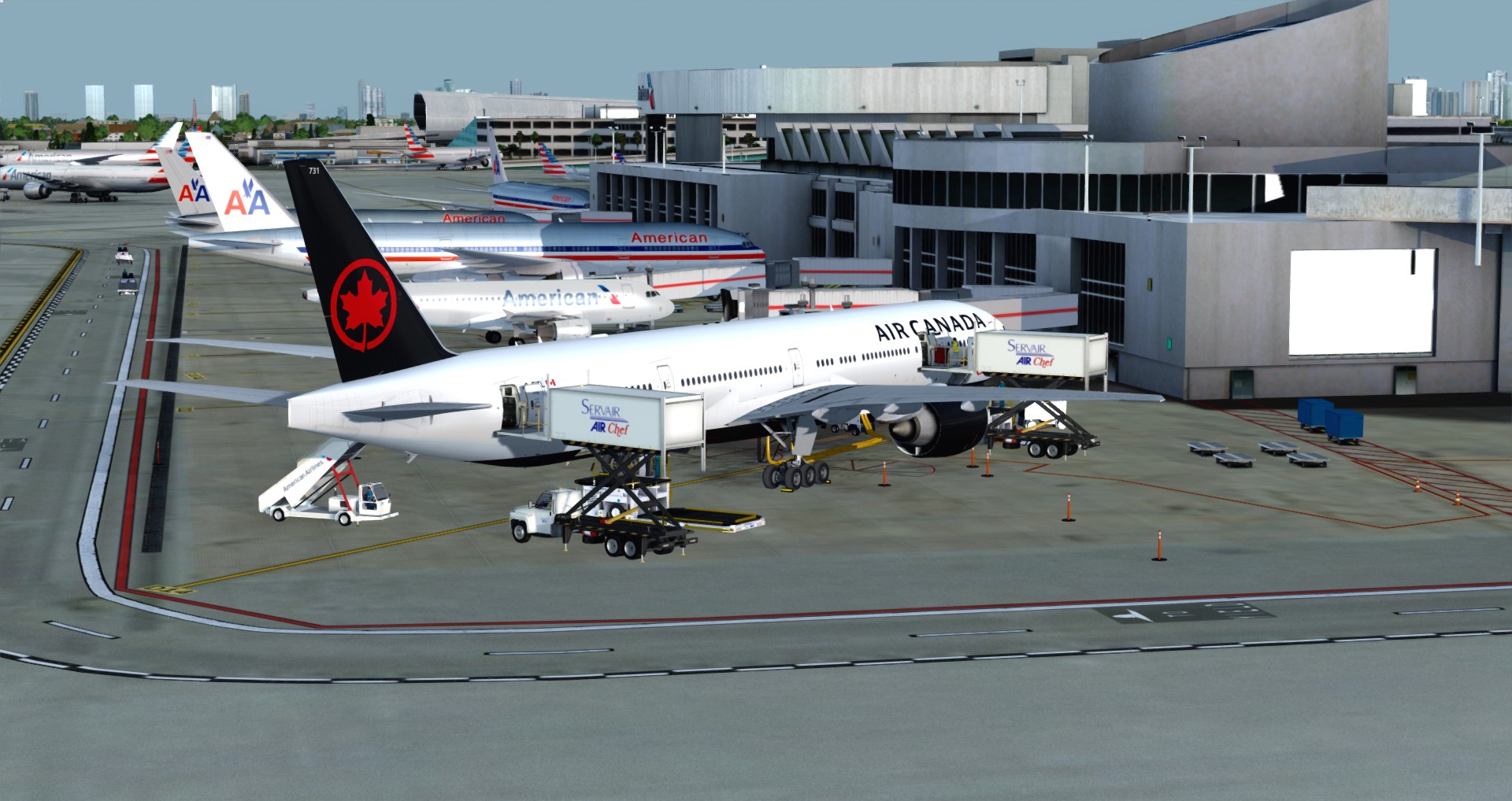 P3D V4 77W Air Canada CYUL-KMIA-4844 