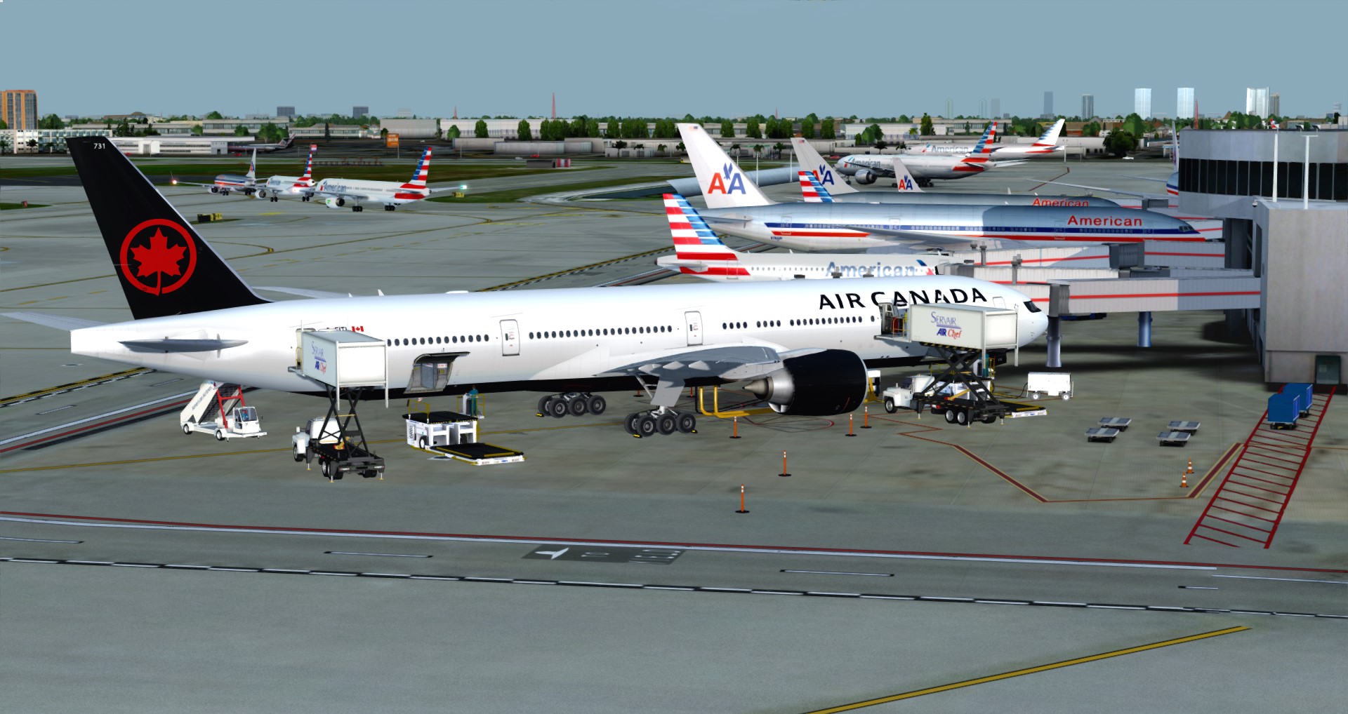 P3D V4 77W Air Canada CYUL-KMIA-5193 