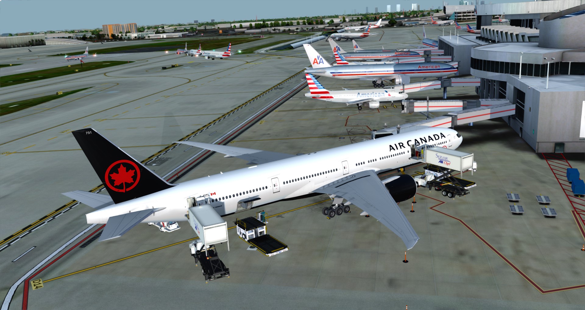 P3D V4 77W Air Canada CYUL-KMIA-3380 