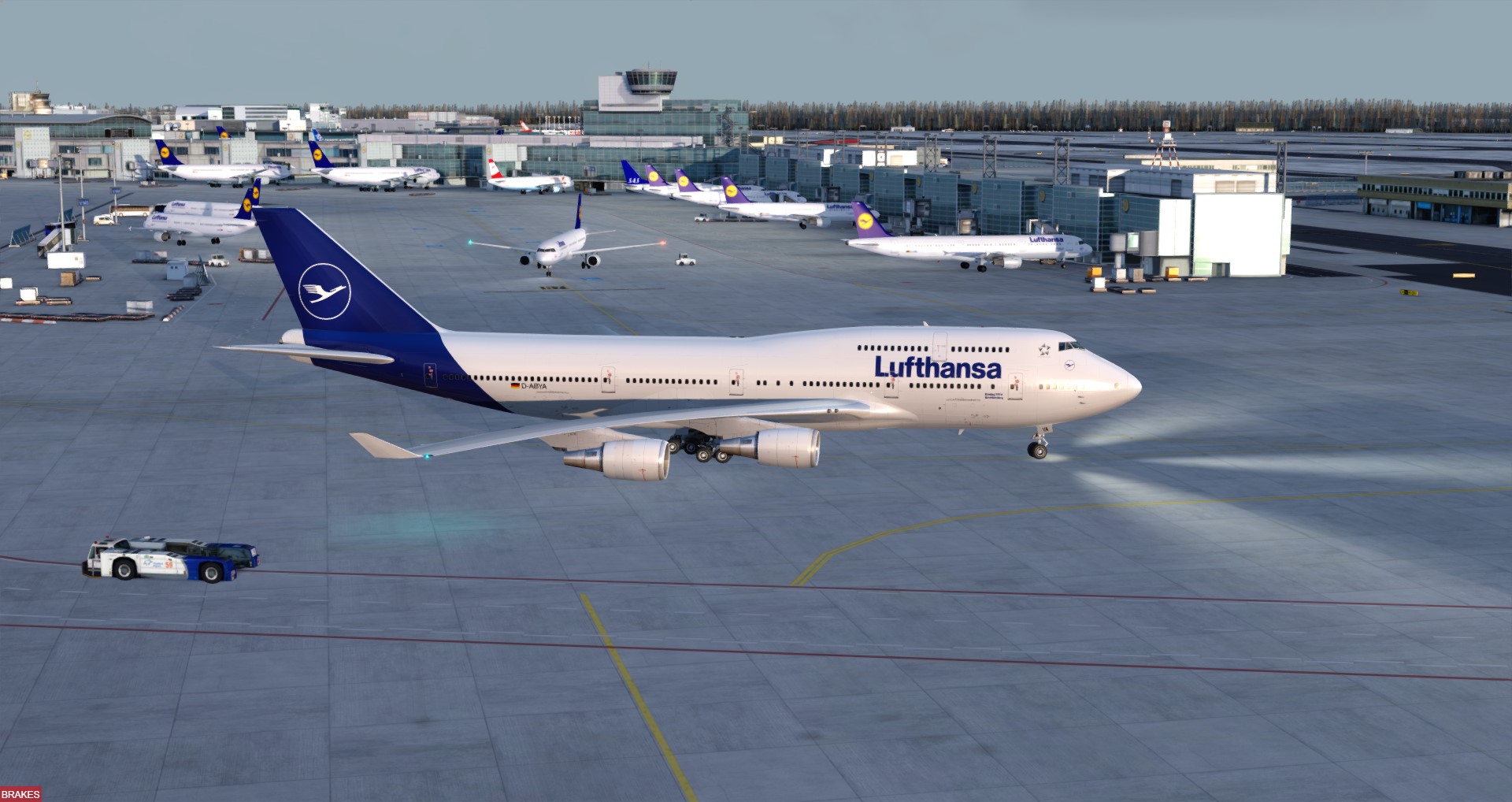 P3D V4 744 2018 Lufthansa EDDF-ZBAA-1636 