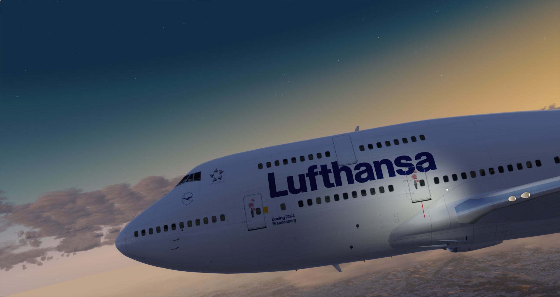 P3D V4 744 2018 Lufthansa EDDF-ZBAA-8757 