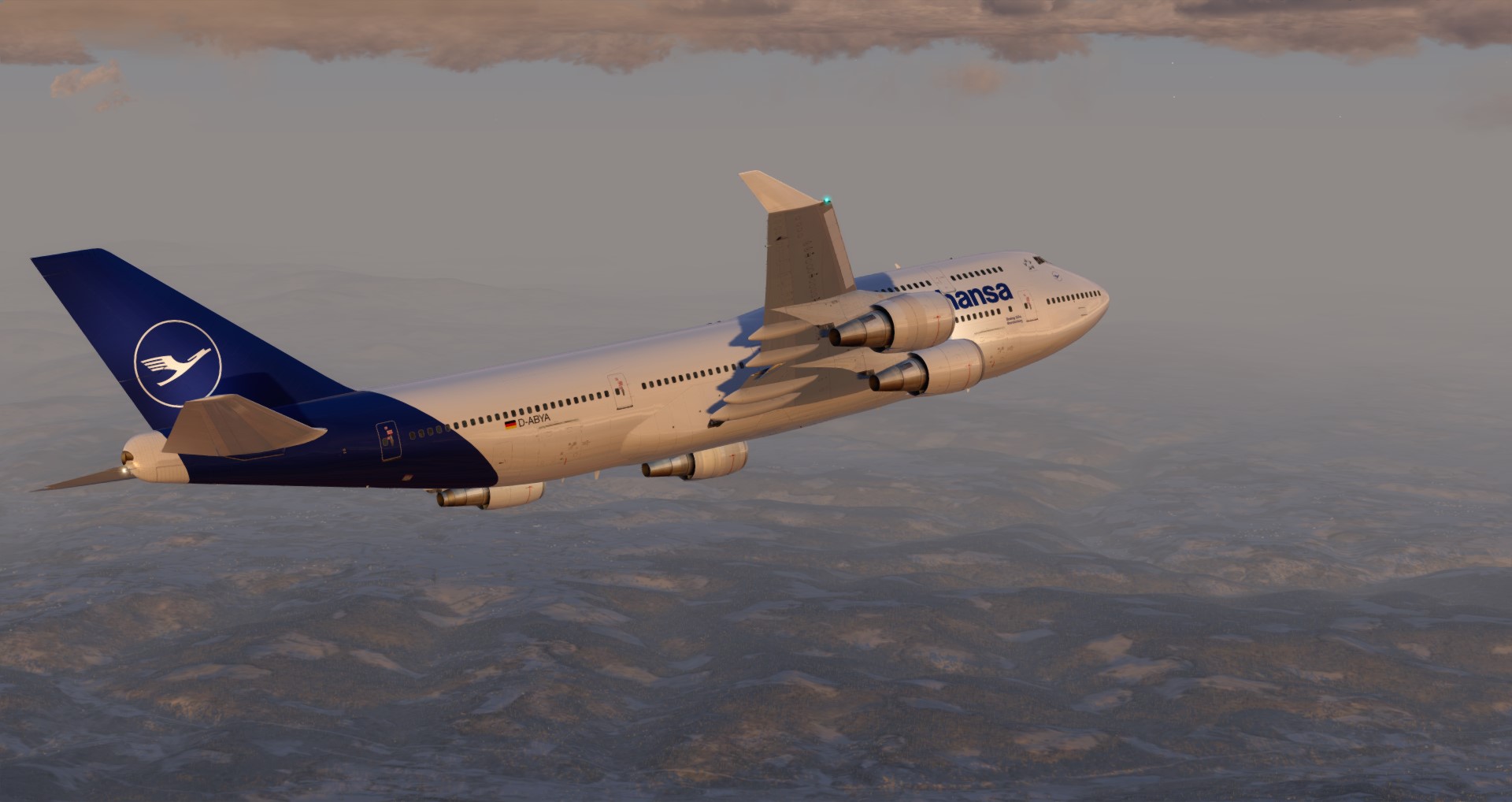 P3D V4 744 2018 Lufthansa EDDF-ZBAA-1745 