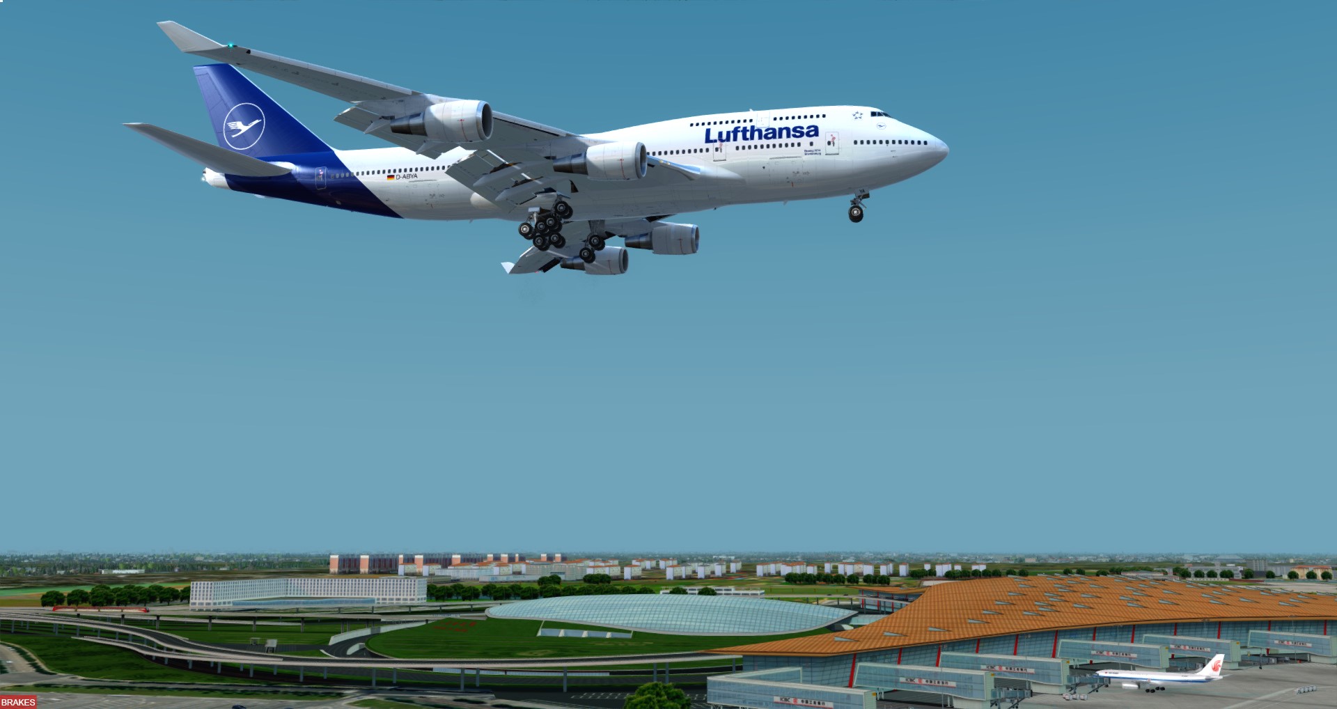 P3D V4 744 2018 Lufthansa EDDF-ZBAA-8784 