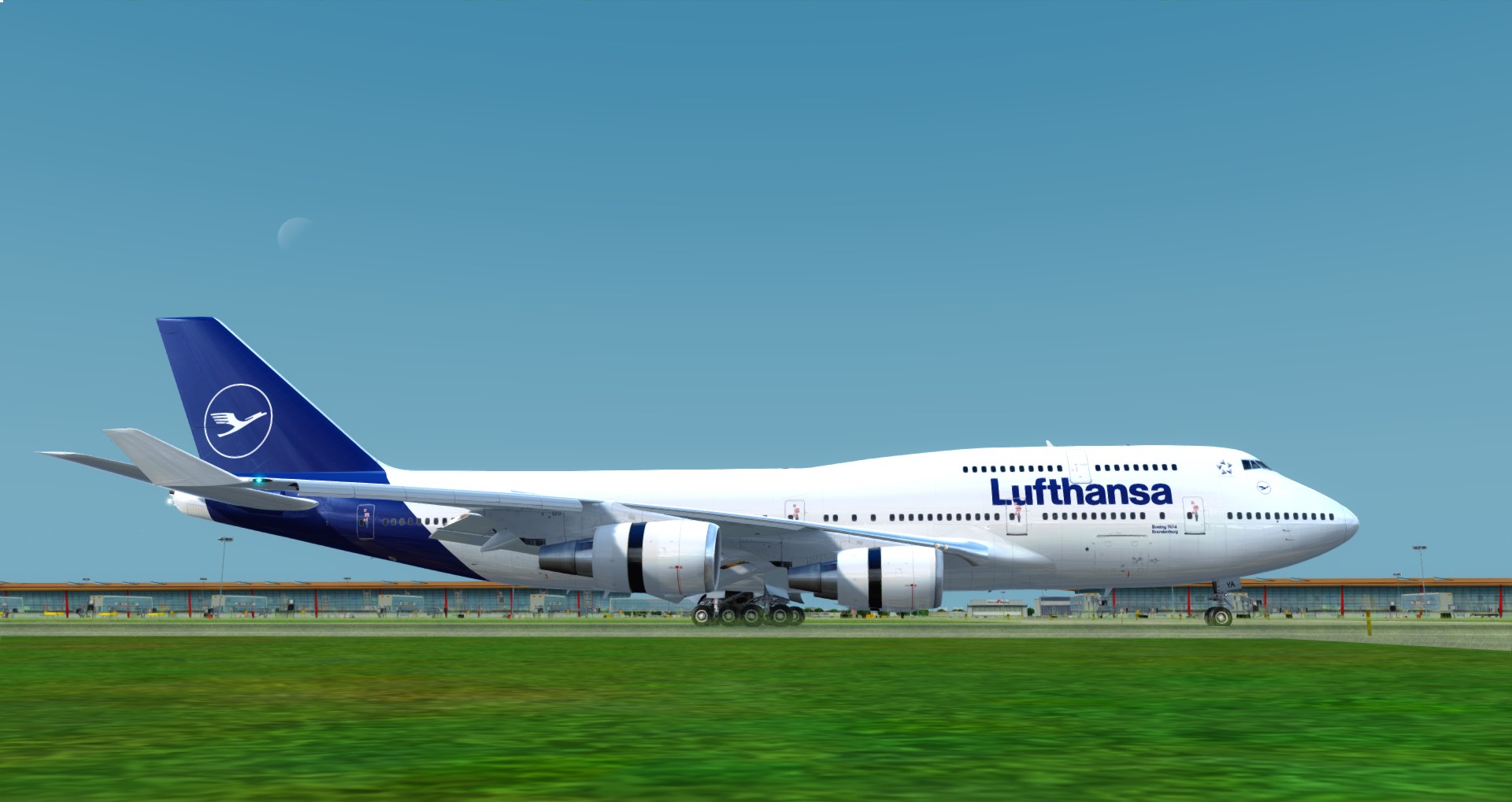 P3D V4 744 2018 Lufthansa EDDF-ZBAA-8190 