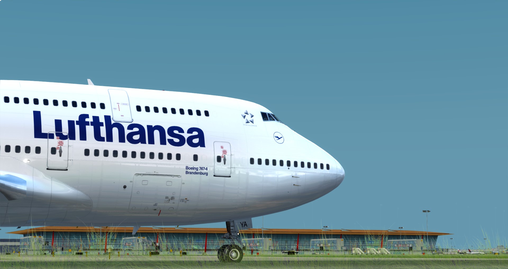 P3D V4 744 2018 Lufthansa EDDF-ZBAA-5445 