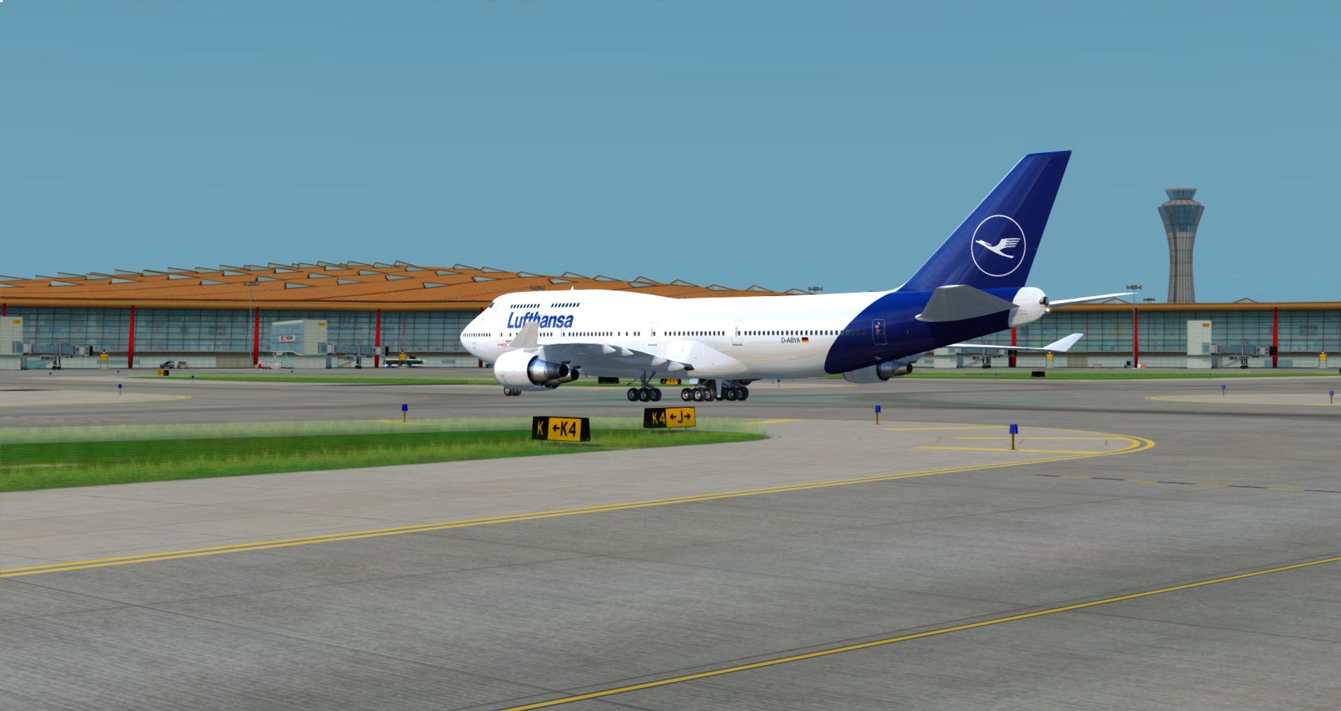 P3D V4 744 2018 Lufthansa EDDF-ZBAA-5668 