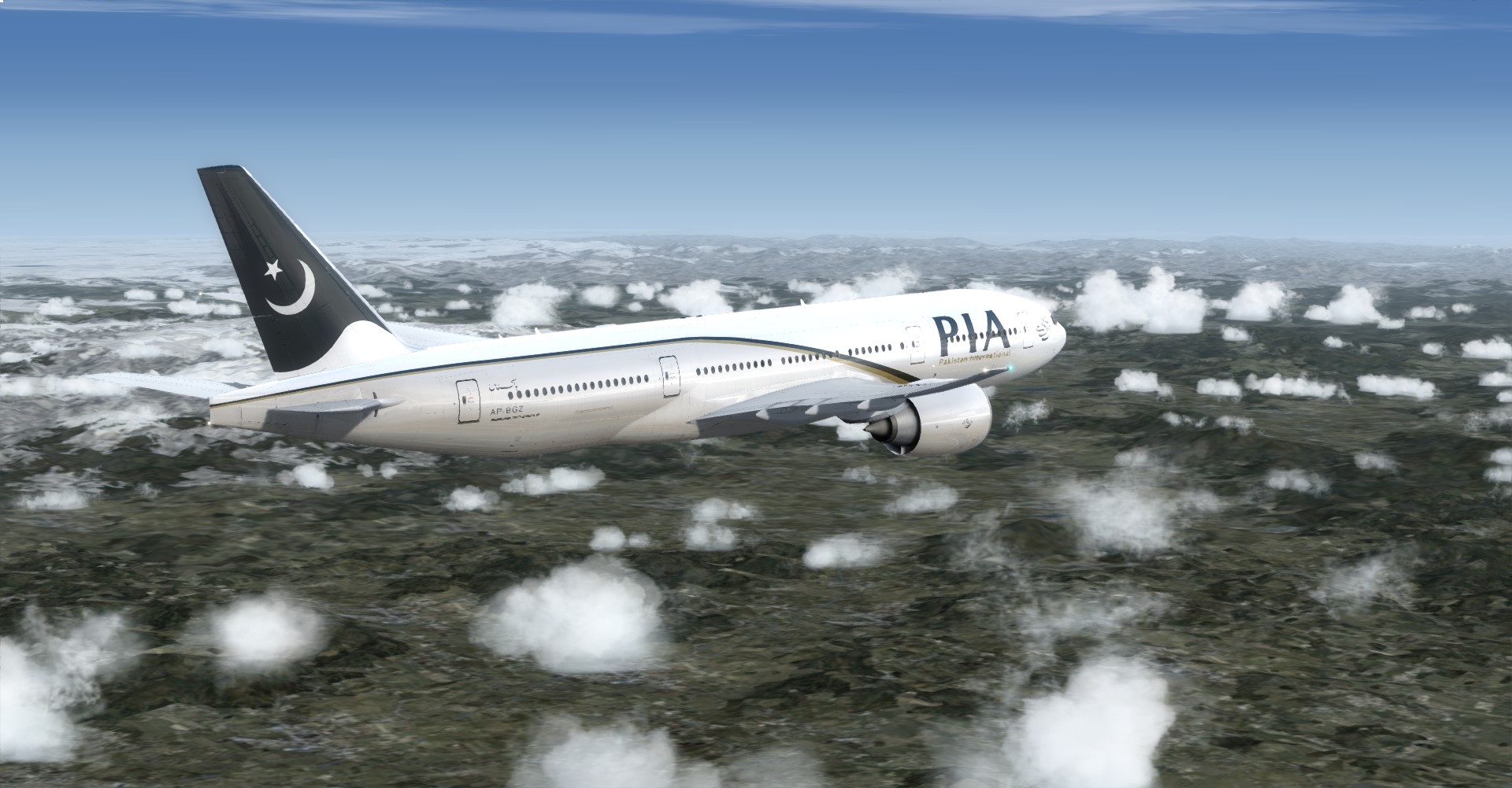 PK 852 inbound beijing from Lahore Pakistan and after land in beijing-2599 