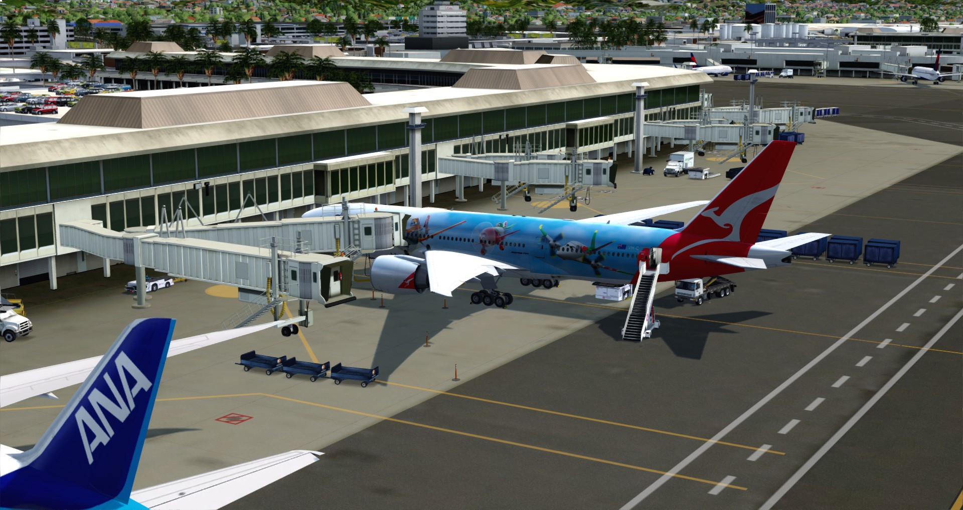 P3D V4 77L Qantas Airways PHNL-YSSY-8686 