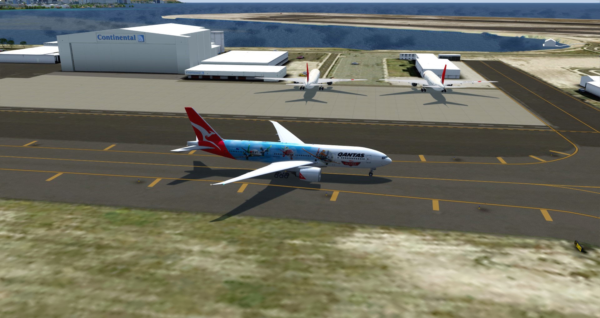 P3D V4 77L Qantas Airways PHNL-YSSY-5360 