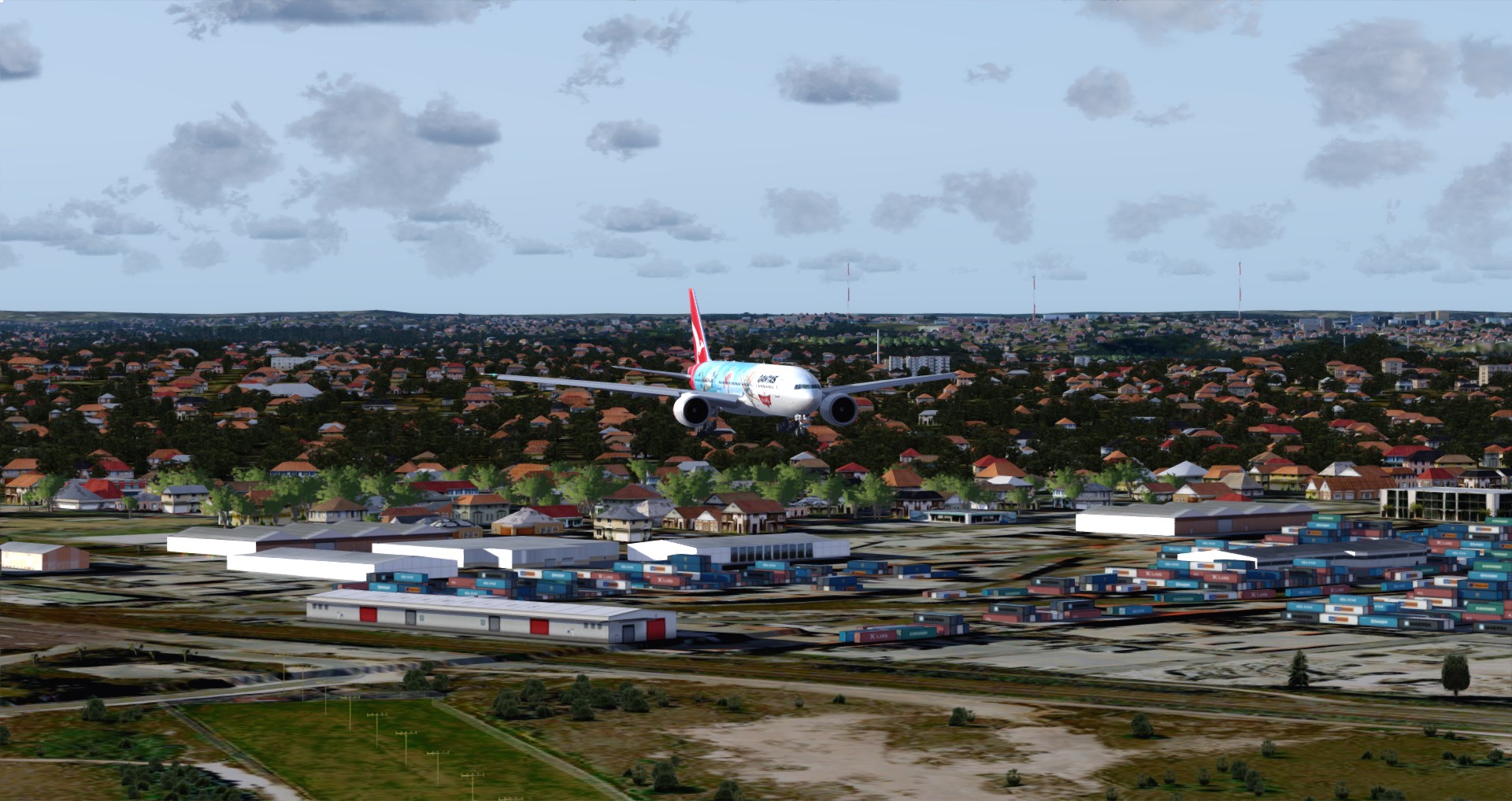 P3D V4 77L Qantas Airways PHNL-YSSY-7036 