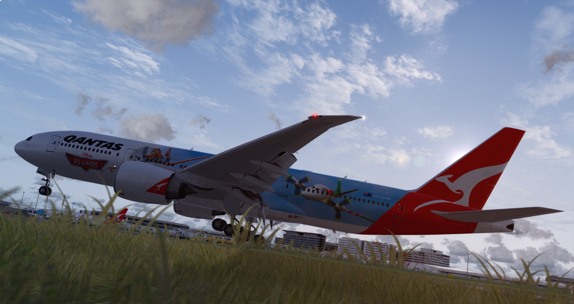 P3D V4 77L Qantas Airways PHNL-YSSY-5329 