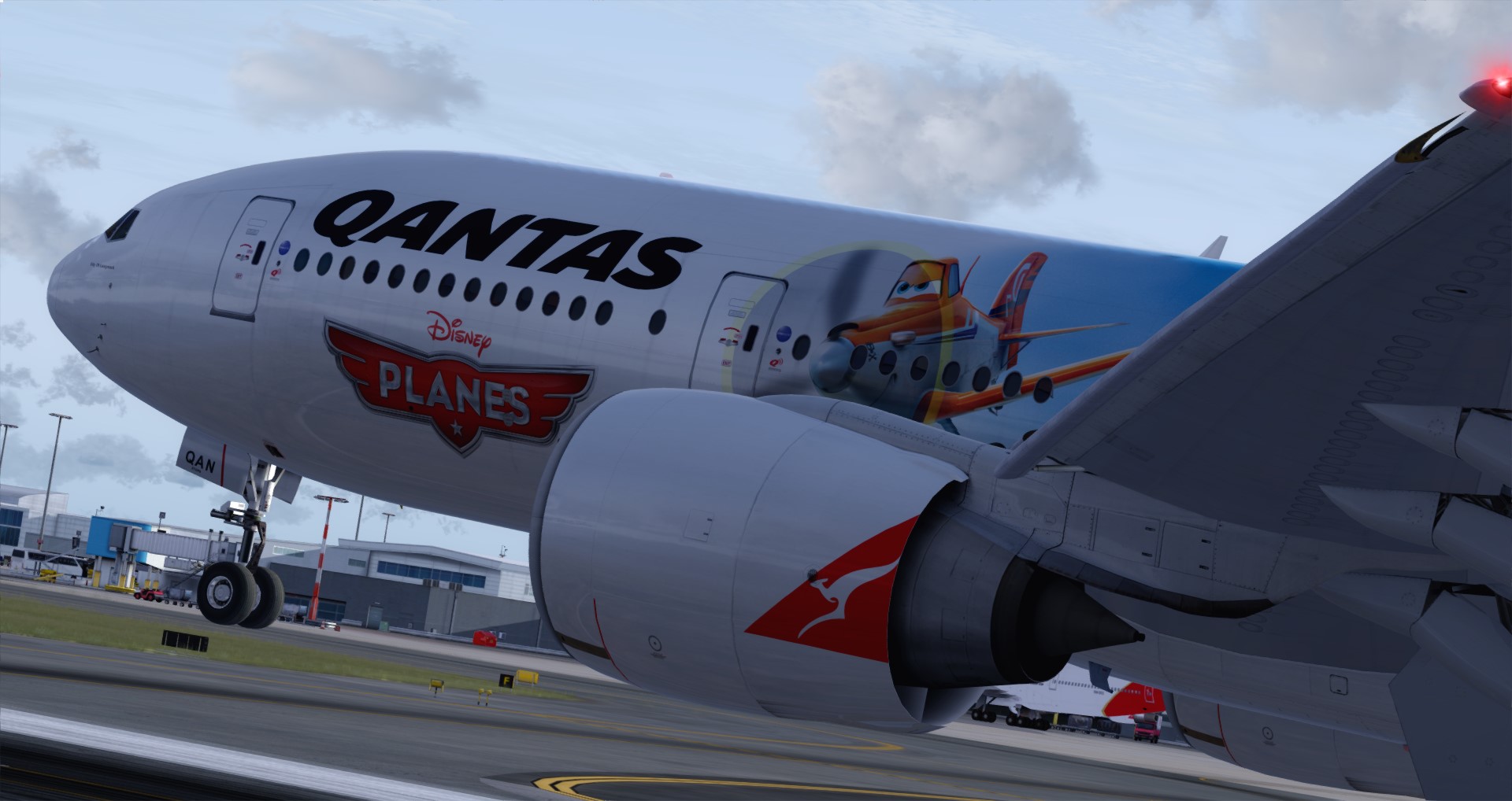 P3D V4 77L Qantas Airways PHNL-YSSY-7303 