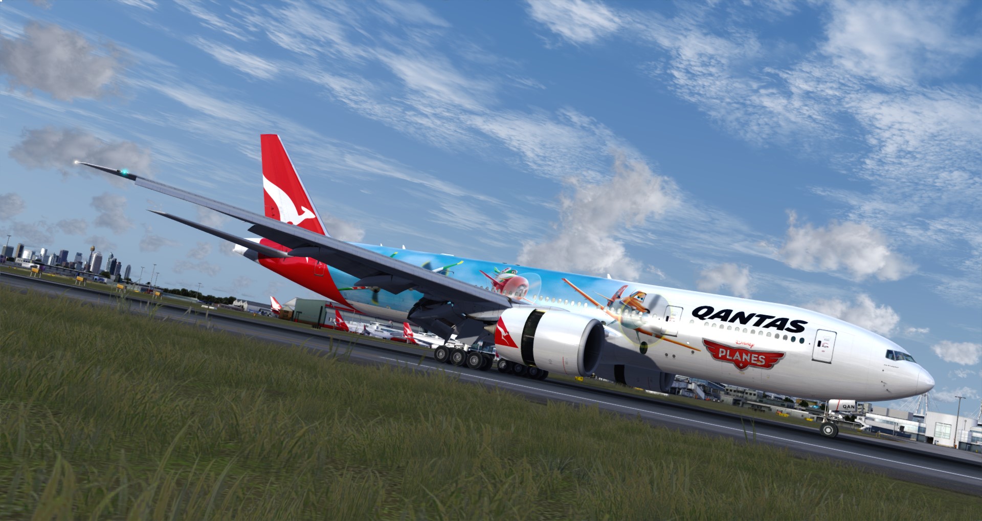 P3D V4 77L Qantas Airways PHNL-YSSY-1161 