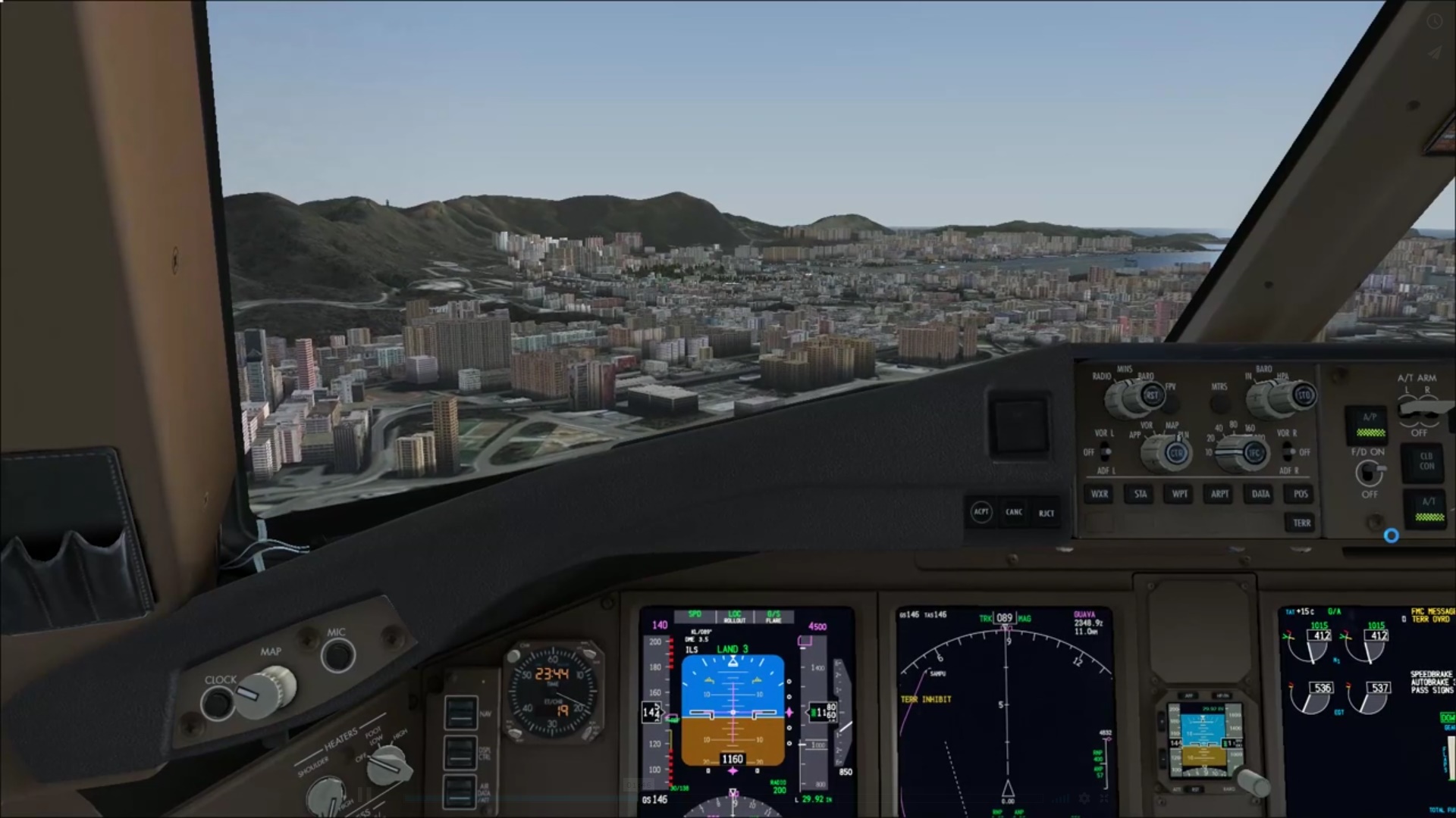 键盘飞行不可能? FSX PMDG 777 VHHX IGS 13-5755 