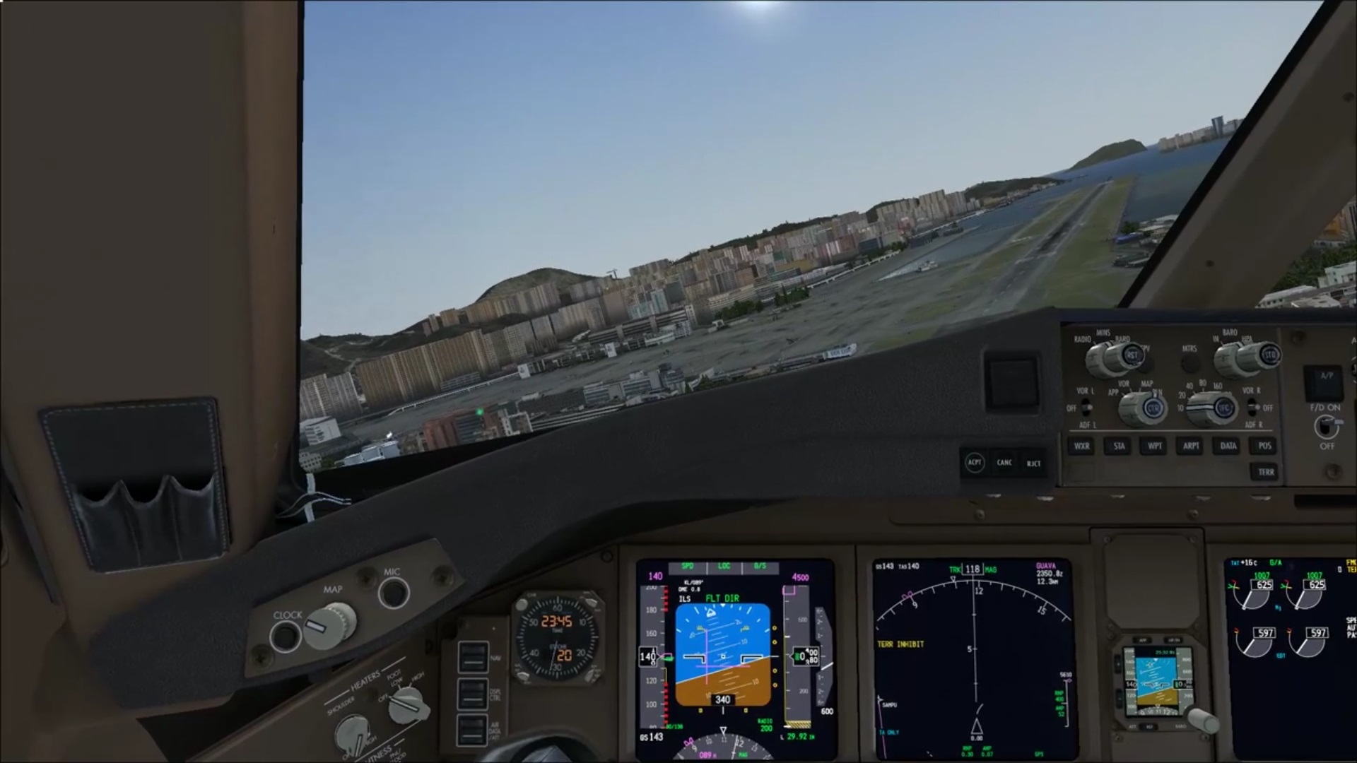 键盘飞行不可能? FSX PMDG 777 VHHX IGS 13-2547 