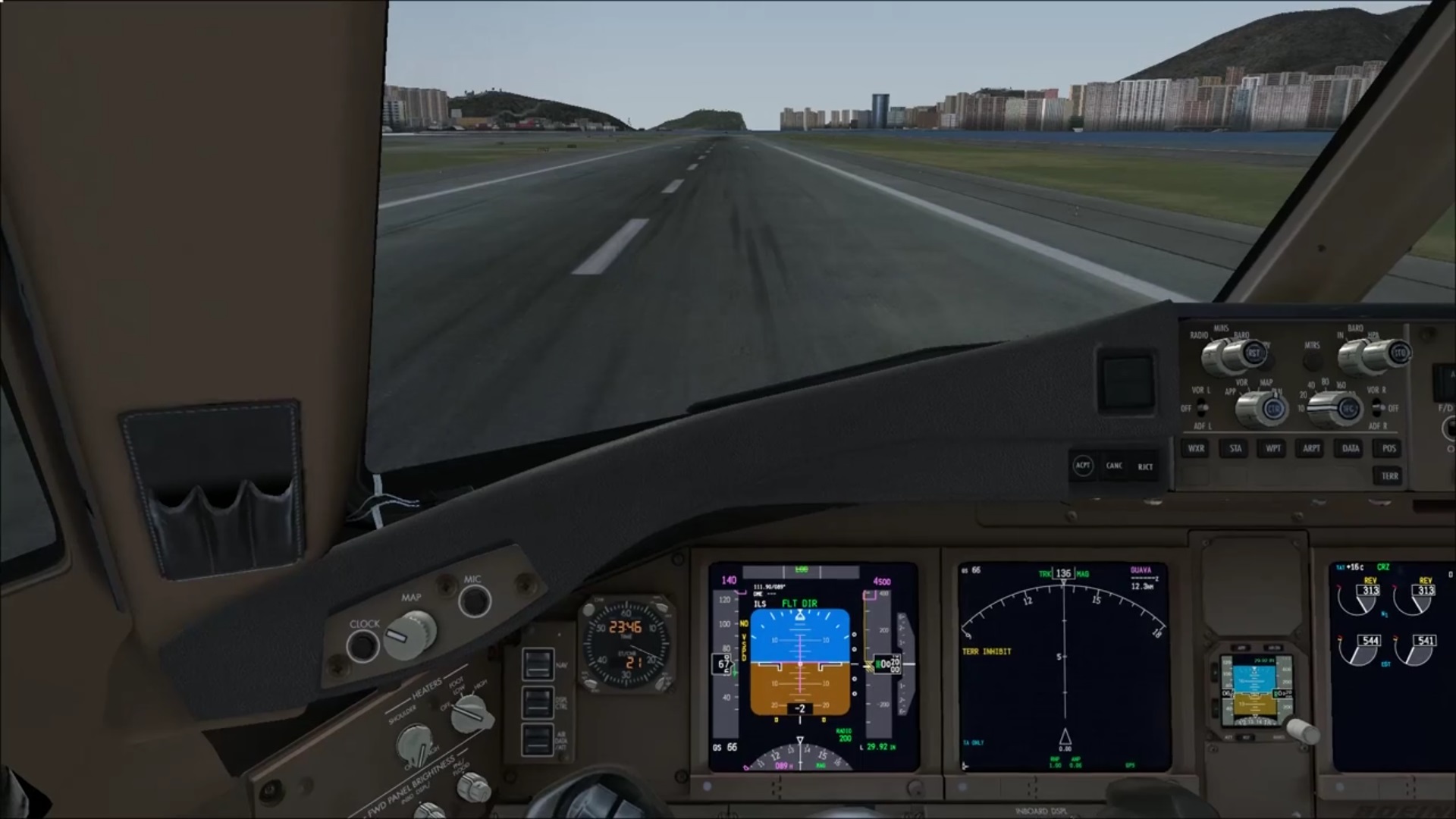 键盘飞行不可能? FSX PMDG 777 VHHX IGS 13-9412 