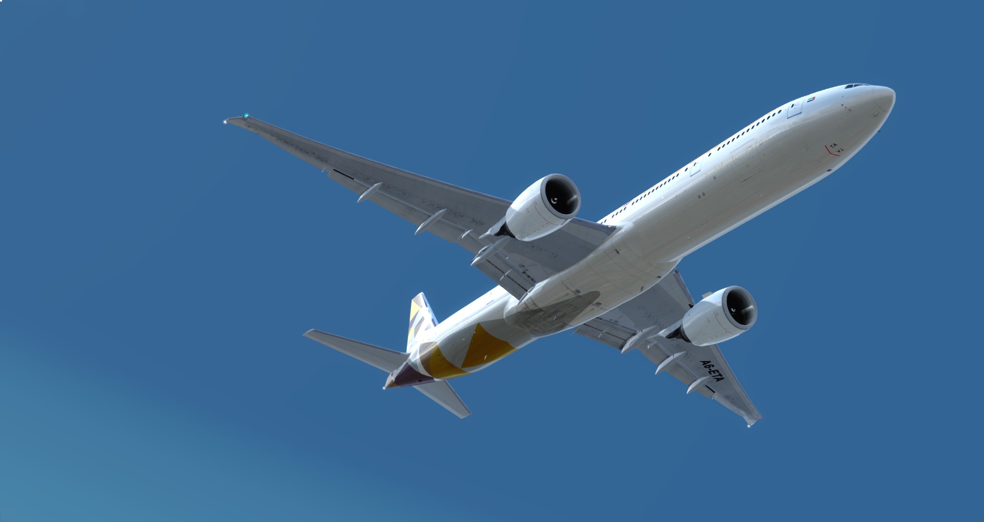 P3D V4 77W Etihad Airways OMAA-LEBL-4884 