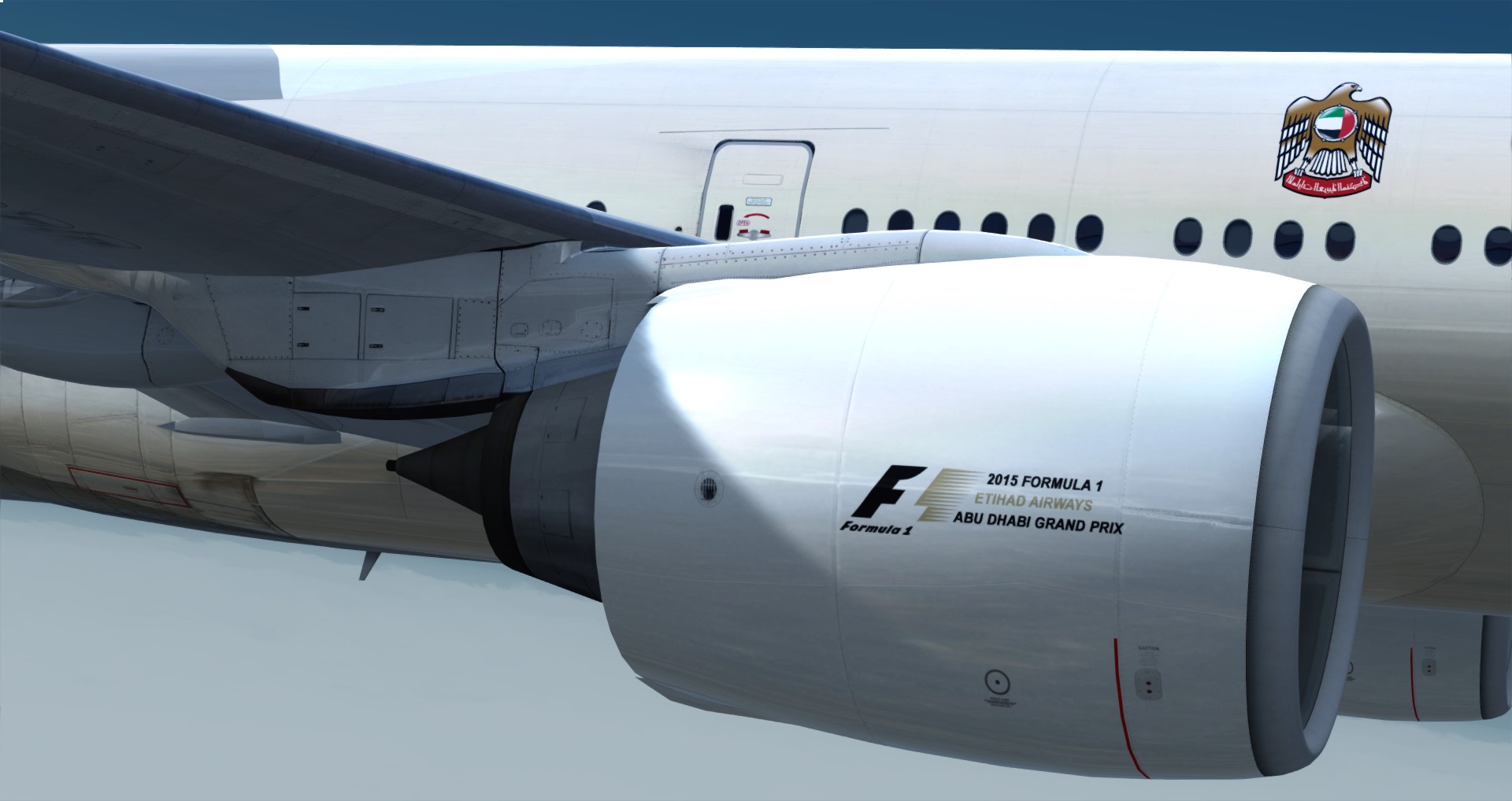 P3D V4 77W Etihad Airways OMAA-LEBL-4020 