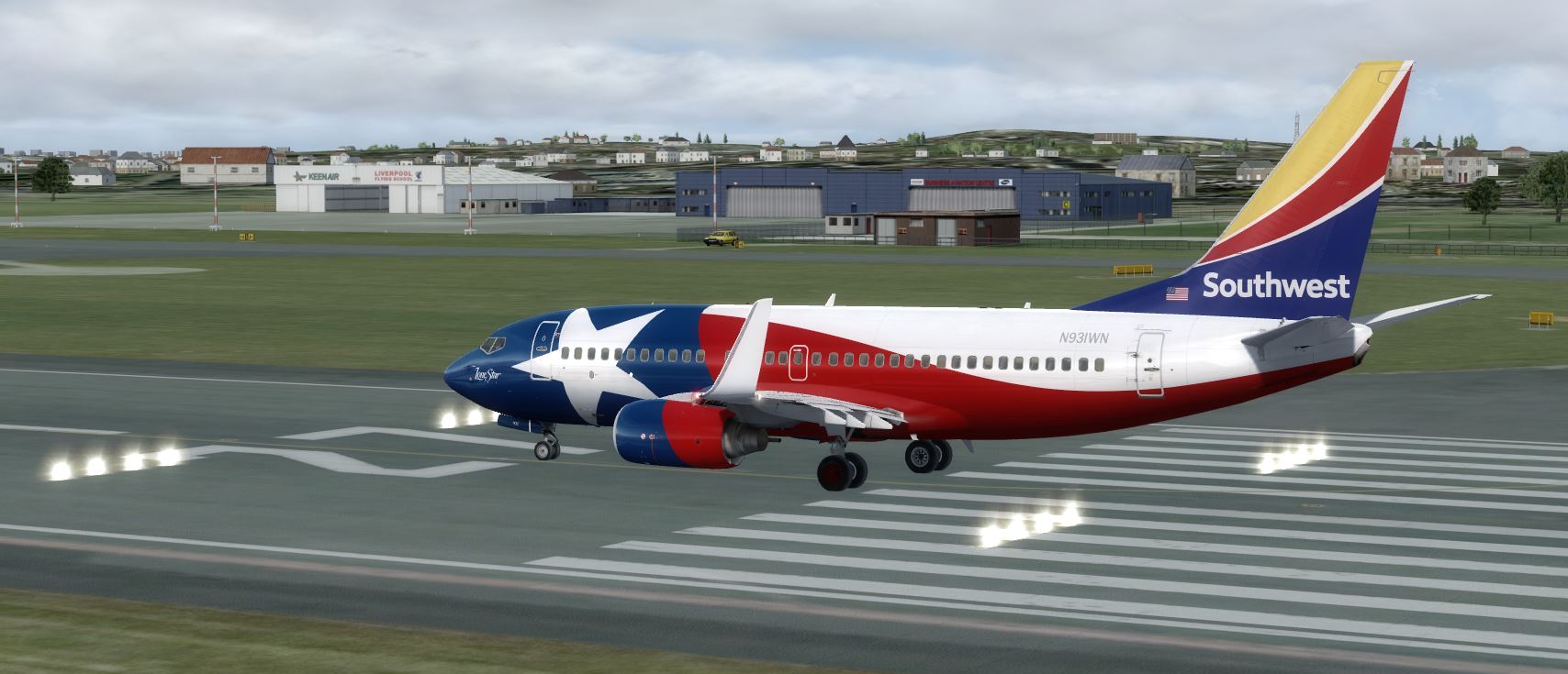 B737 SouthWest &quot;Love Star&quot;-1600 